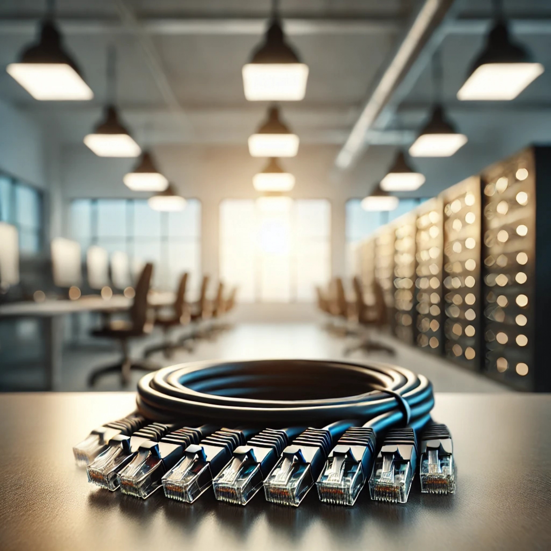 CAT6A U/FTP Patch Kablo - 50cm, Siyah