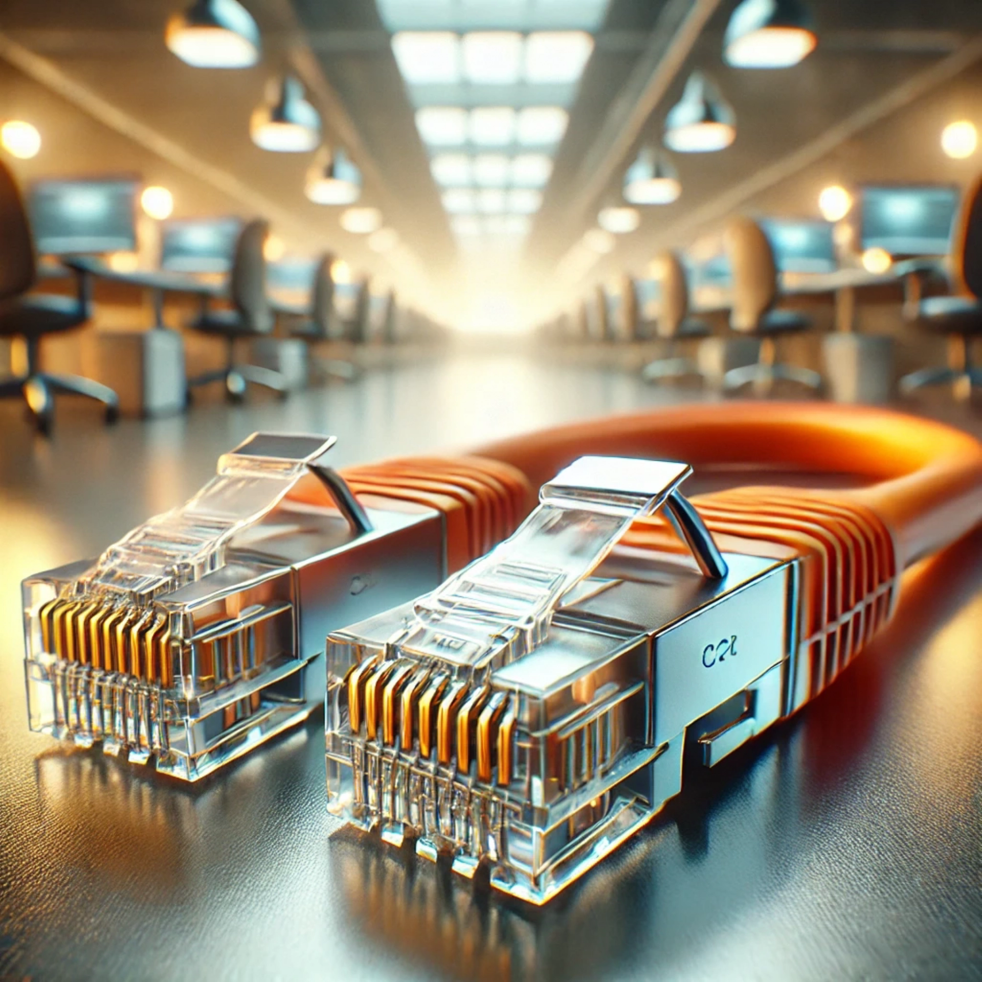 CAT7 Patch Kablo - 50cm, Turuncu