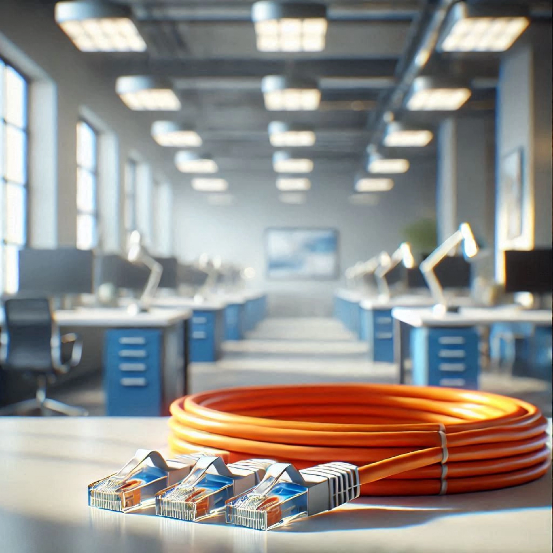 CAT6A F/FTP Patch Kablo - 50cm, Turuncu