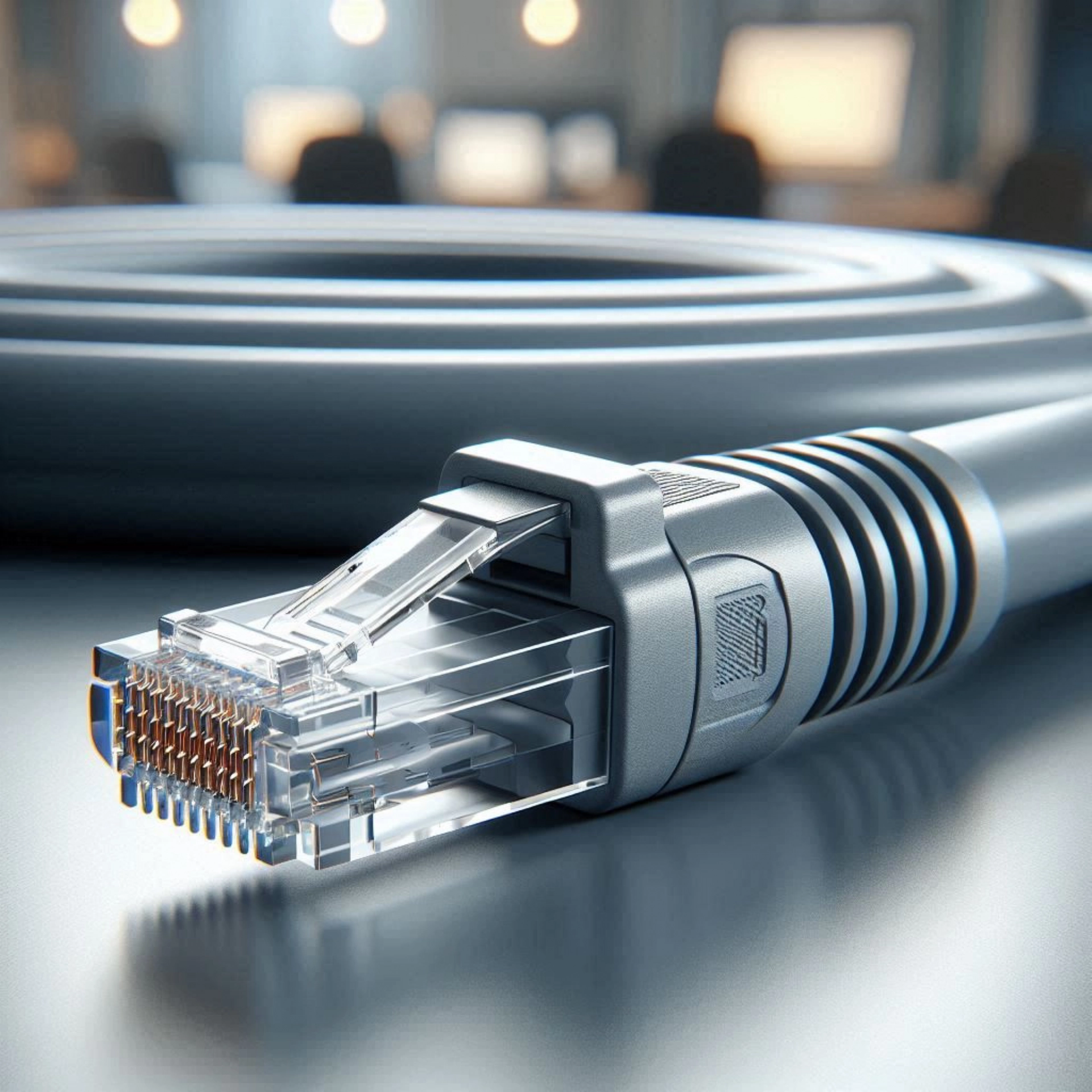 CAT7 Patch Kablo - 50 metre, Gri