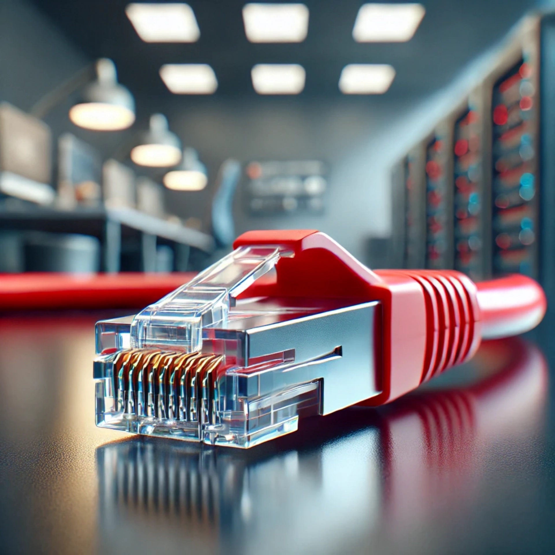 CAT7 Patch Kablo - 50 metre, Kırmızı