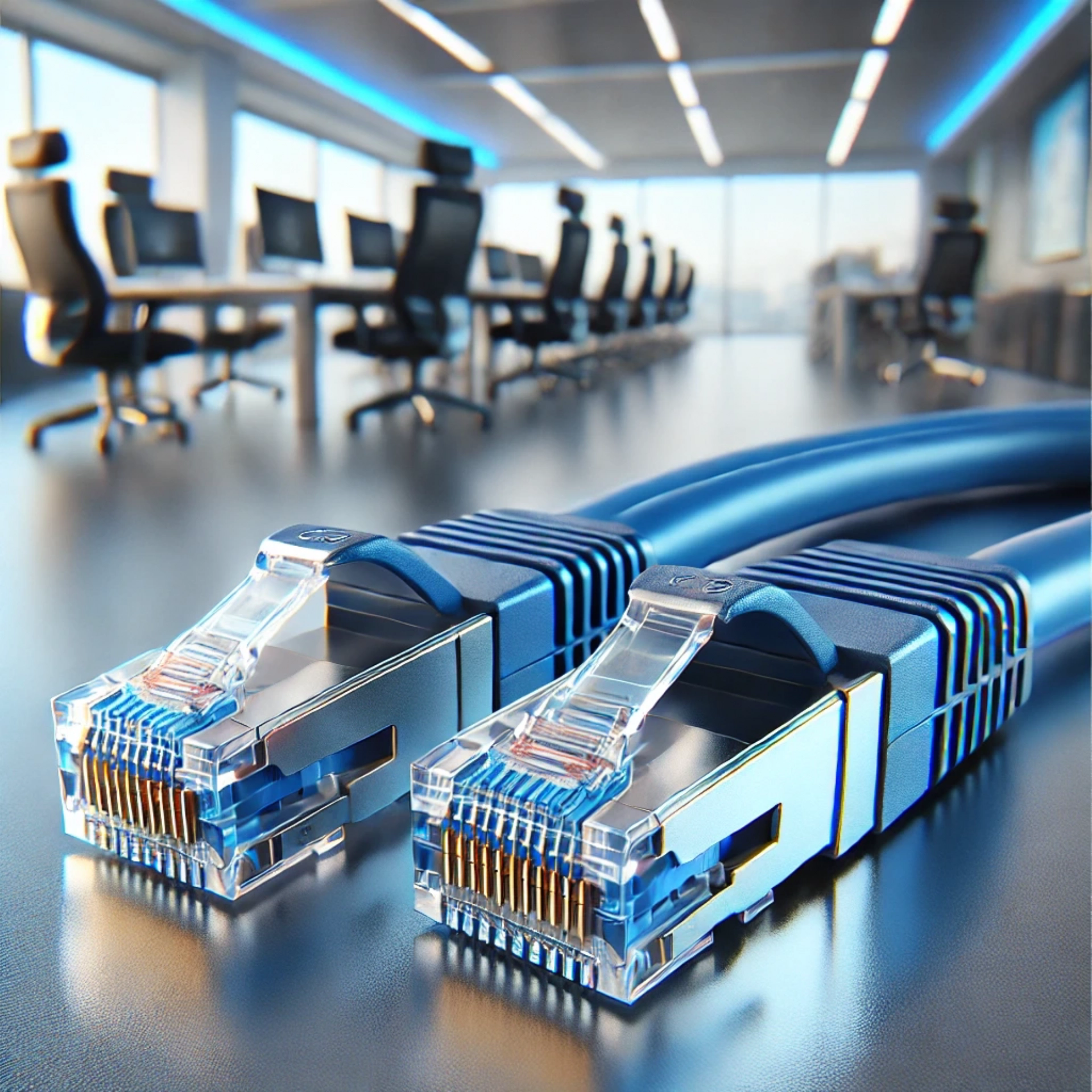 CAT7 Patch Kablo - 50 metre, Mavi