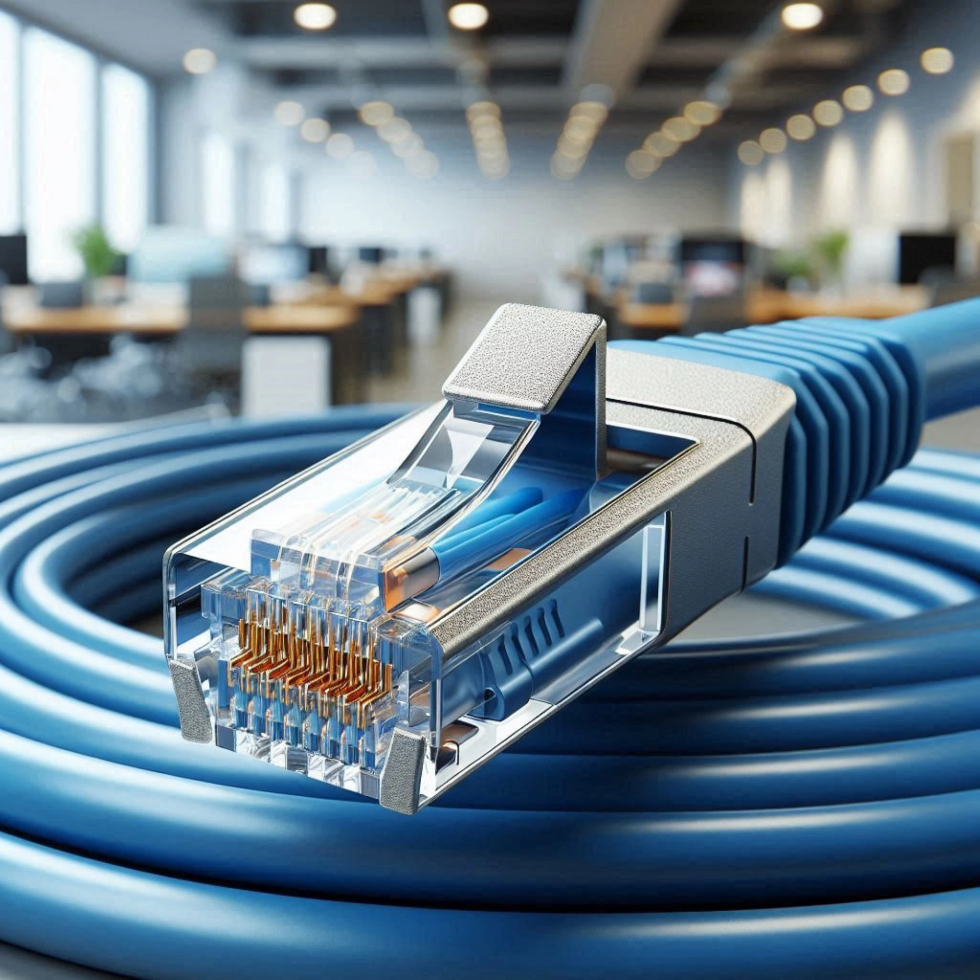 CAT7 Patch Kablo - 5metre, Mavi