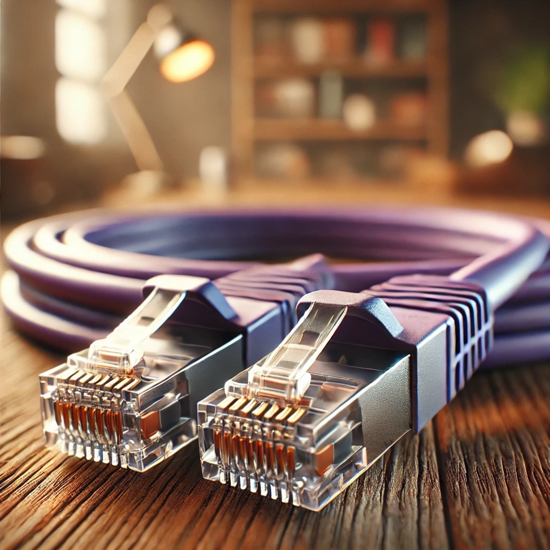 CAT7 Patch Kablo - 5 metre, Mor