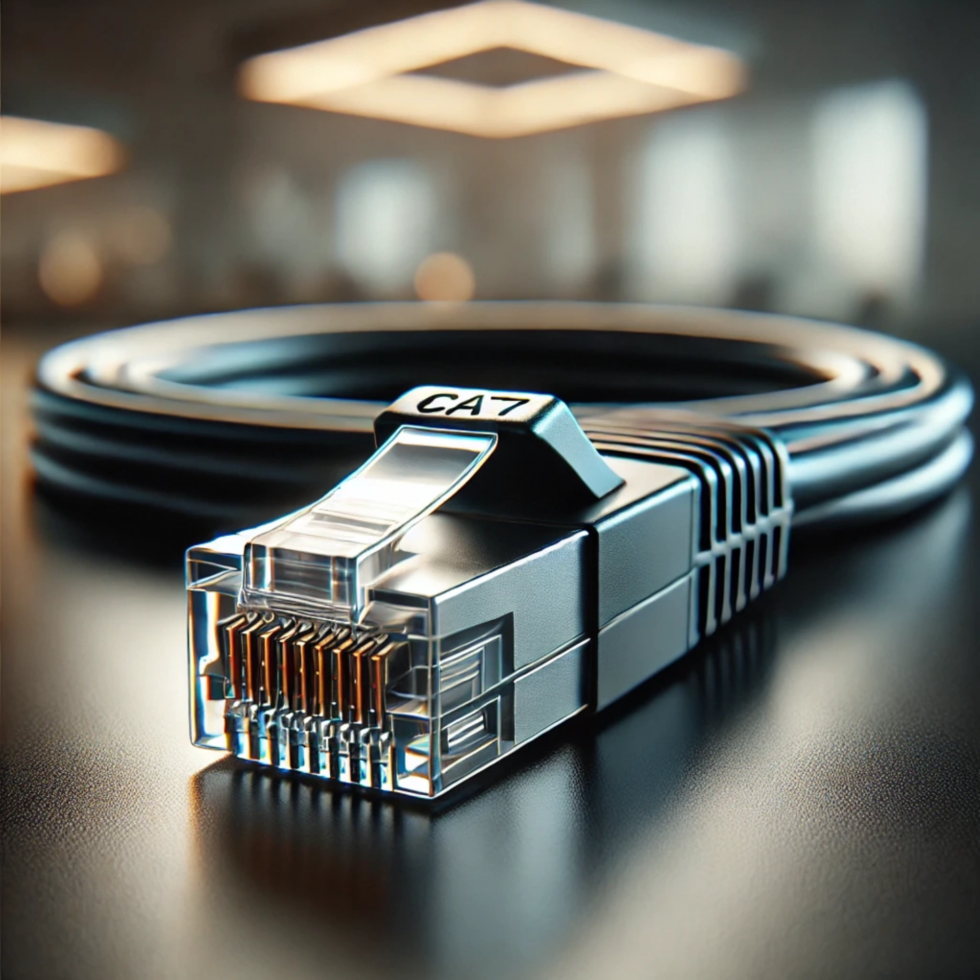 CAT7 Patch Kablo - 5 metre, Siyah