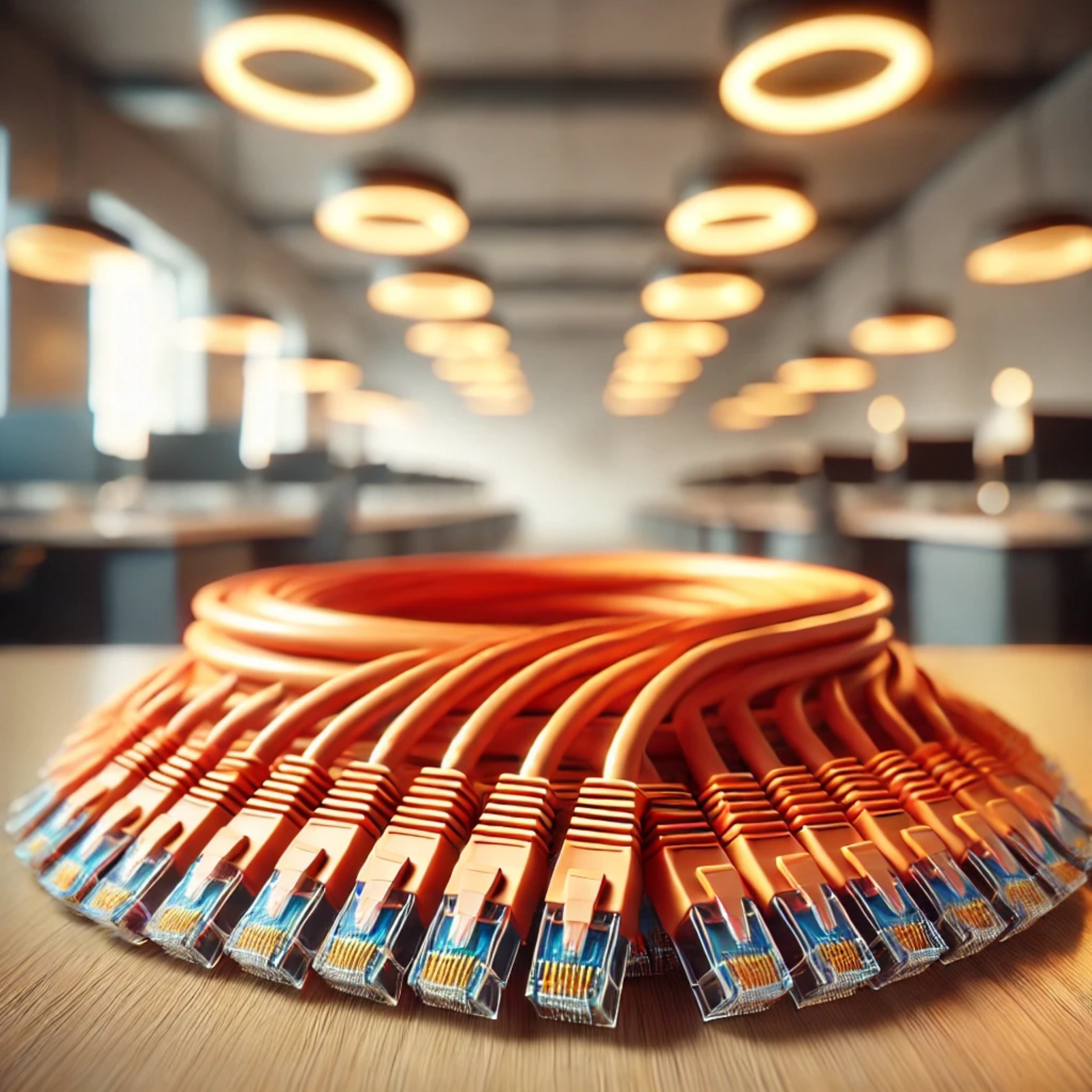 CAT6A F/FTP Patch Kablo - 5 metre, Turuncu