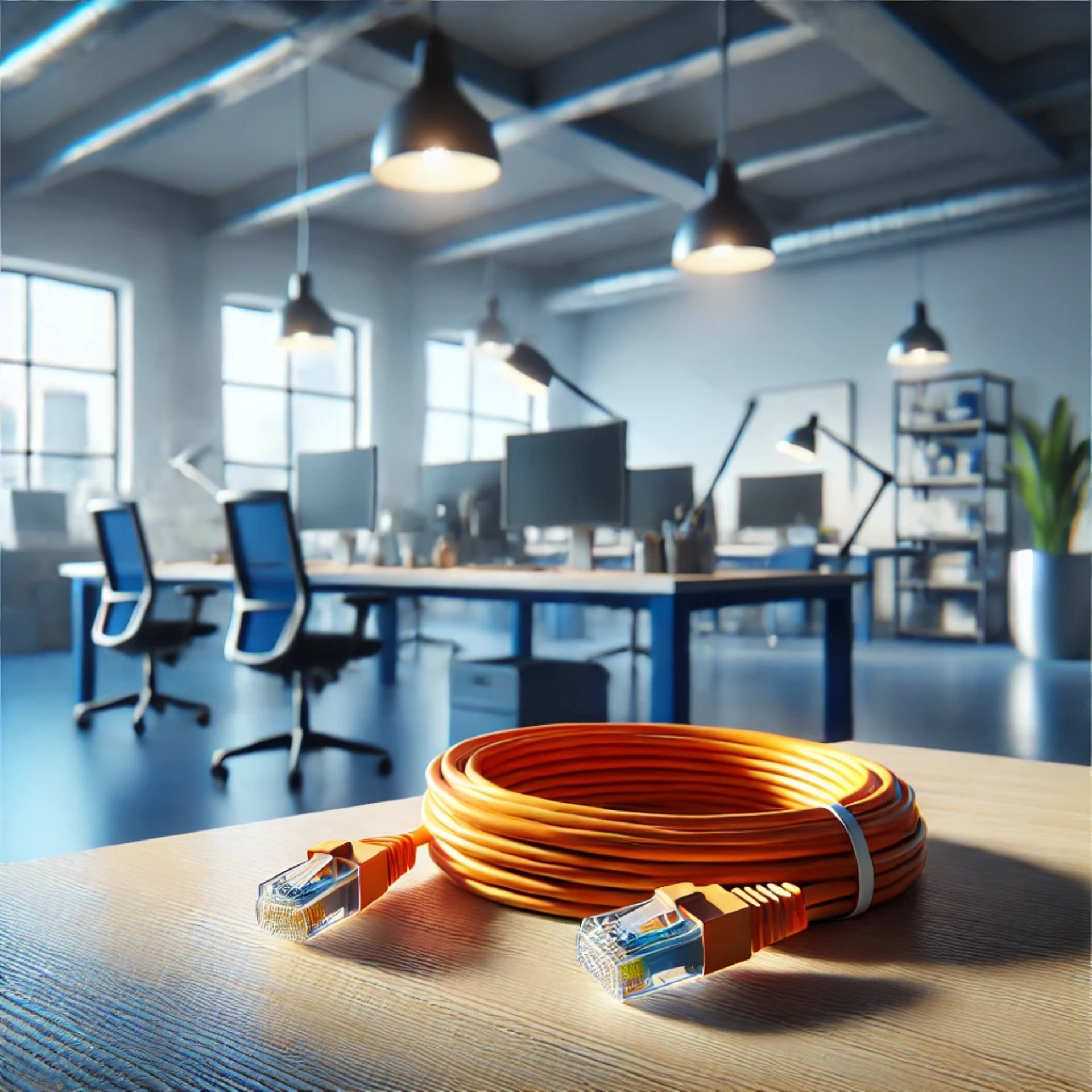 CAT6A SF/UTP Patch Kablo - 5 metre, Turuncu