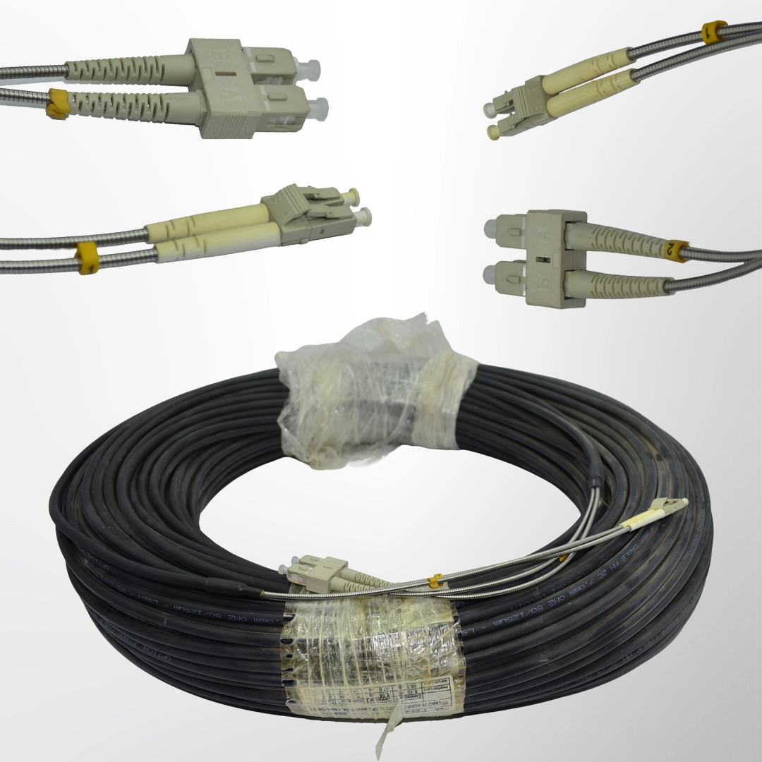 Breakout ST-ST Multi Mode Duplex Fiber Patch Cord - OM2
