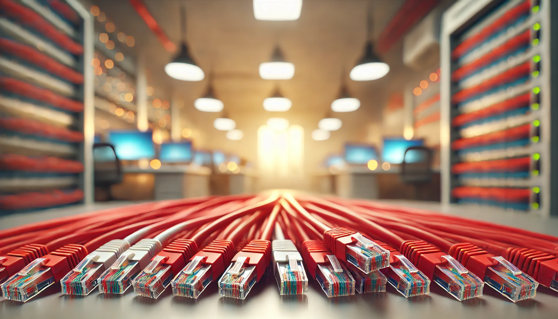 15m Kırmızı CAT6 Patch Kablo