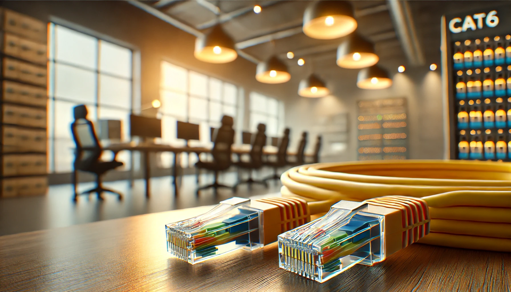 15m Sarı CAT6 Patch Kablo