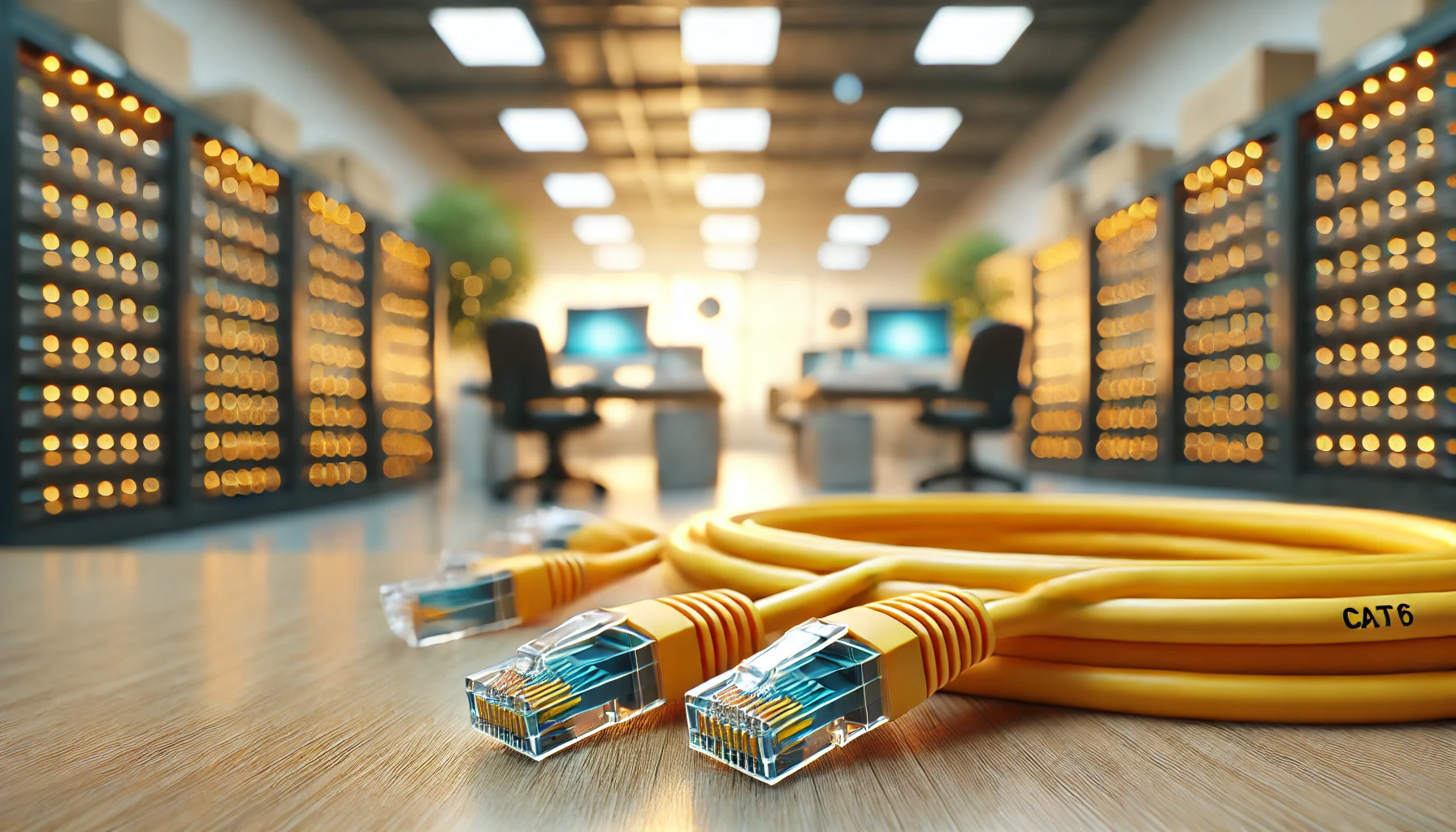 20m Sarı CAT6 Patch Kablo