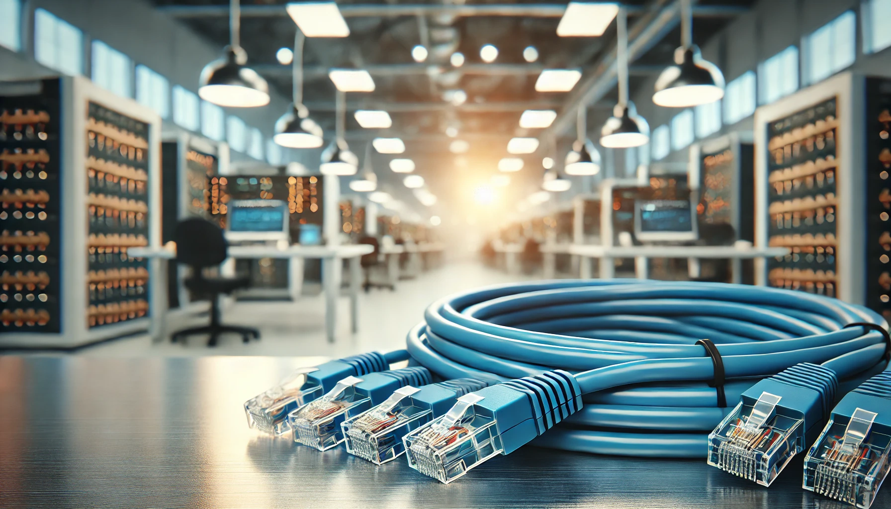 25cm Mavi CAT6 Patch Kablo