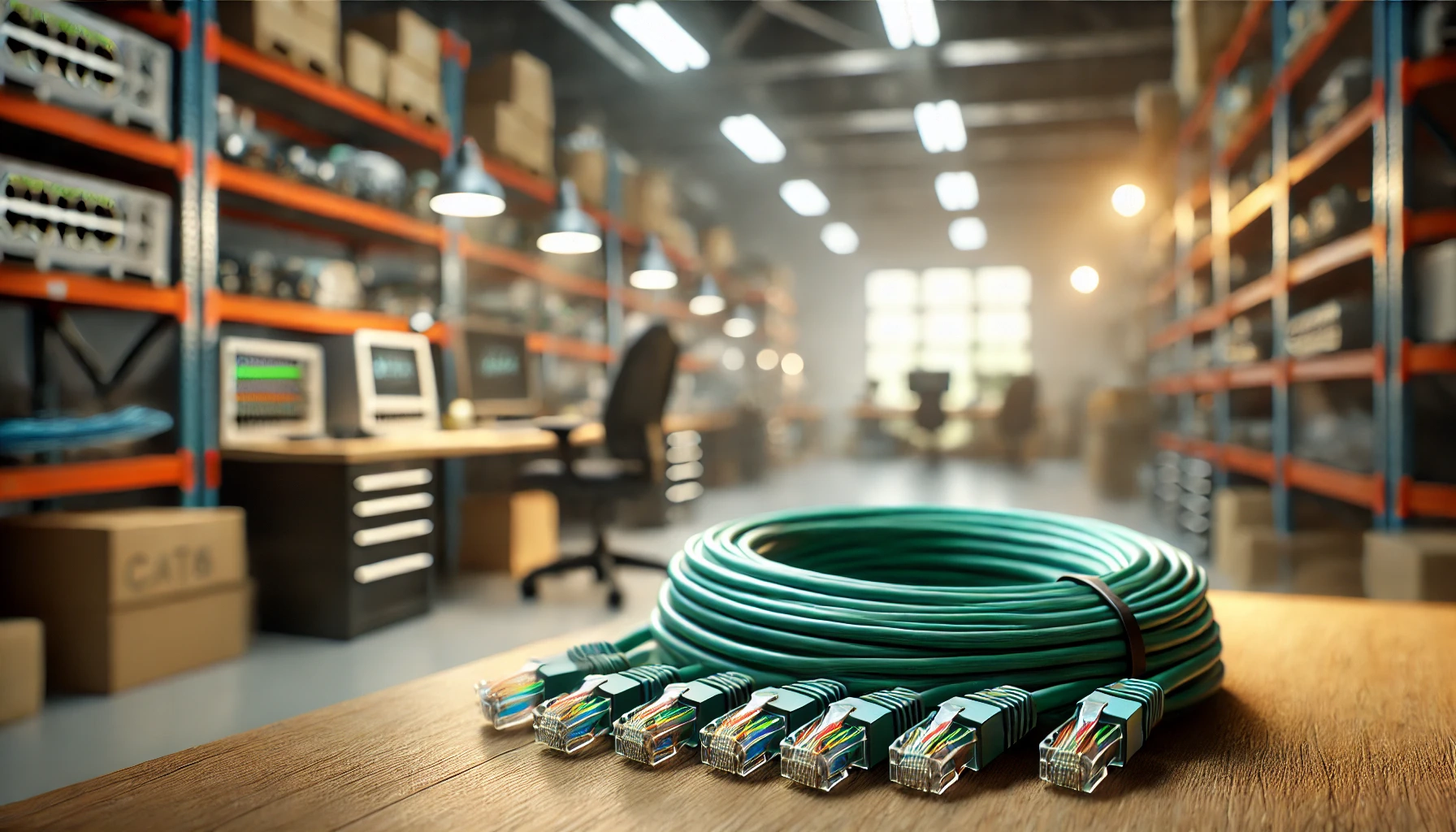 25cm Yeşil CAT6 Patch Kablo