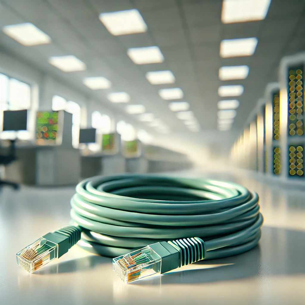 CAT6 Patch Kablo, 25cm, Yeşil