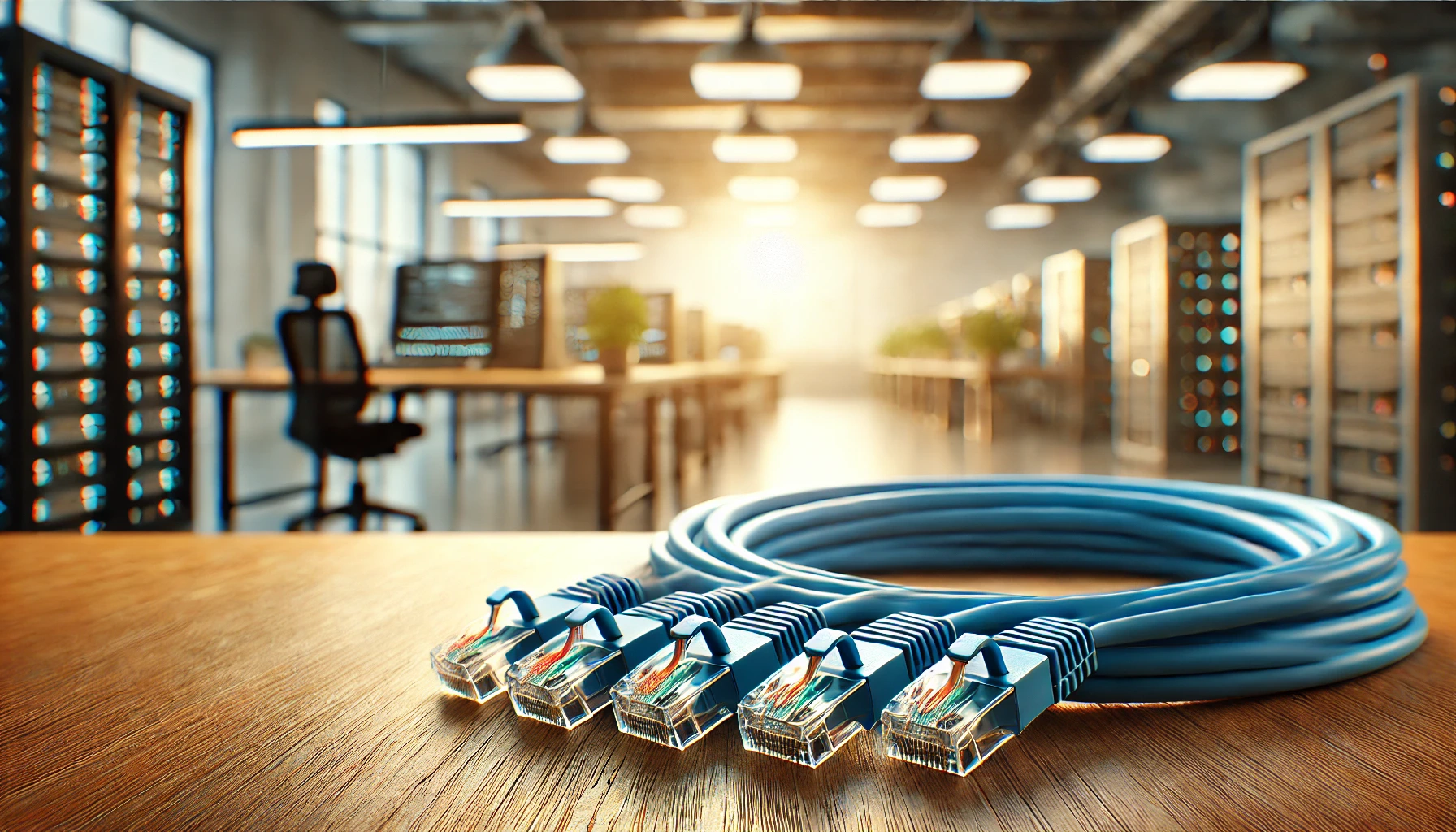 CAT6 Patch Kablo, 30 metre, Mavi