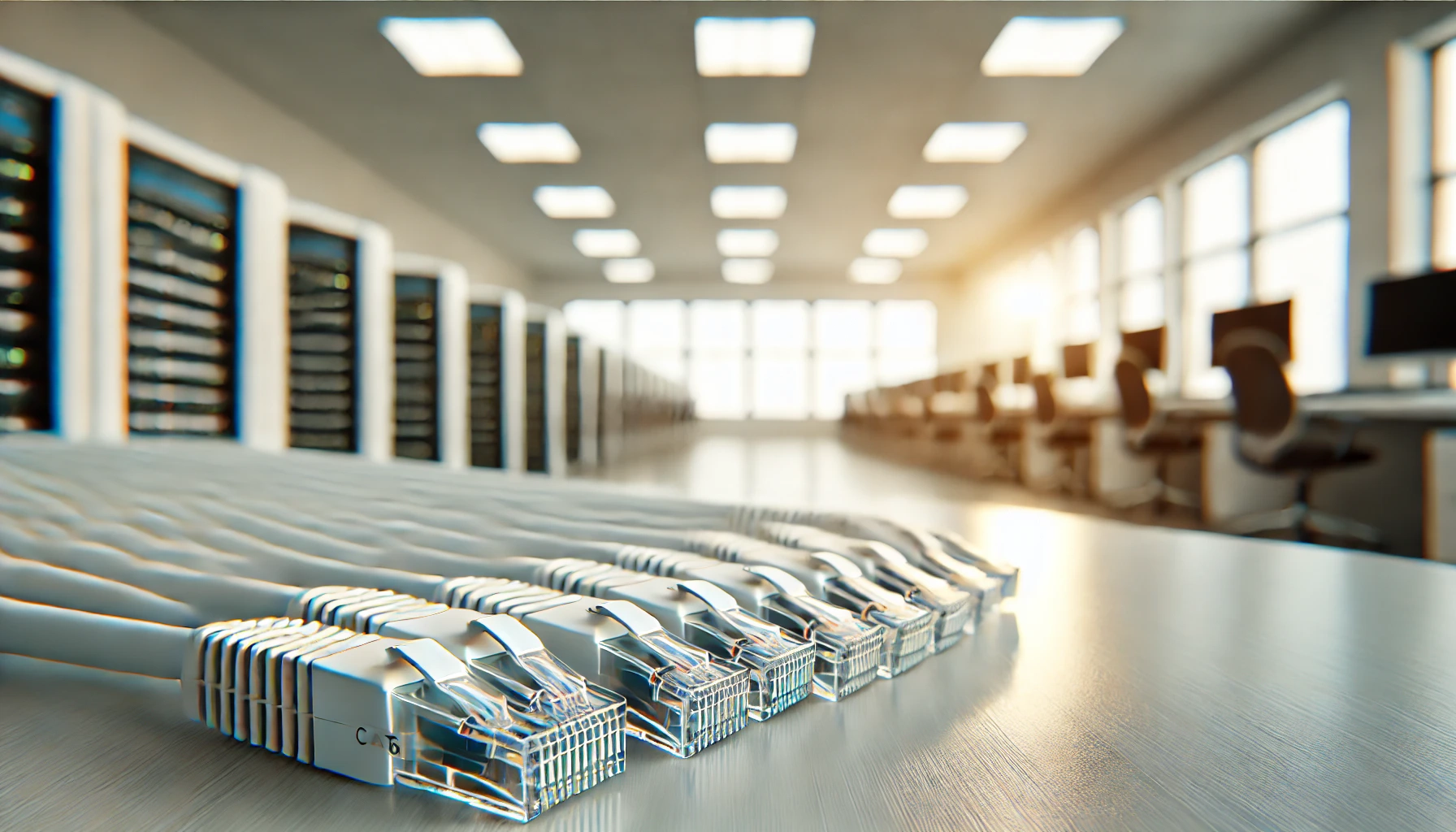 30cm Beyaz CAT6 Patch Kablo