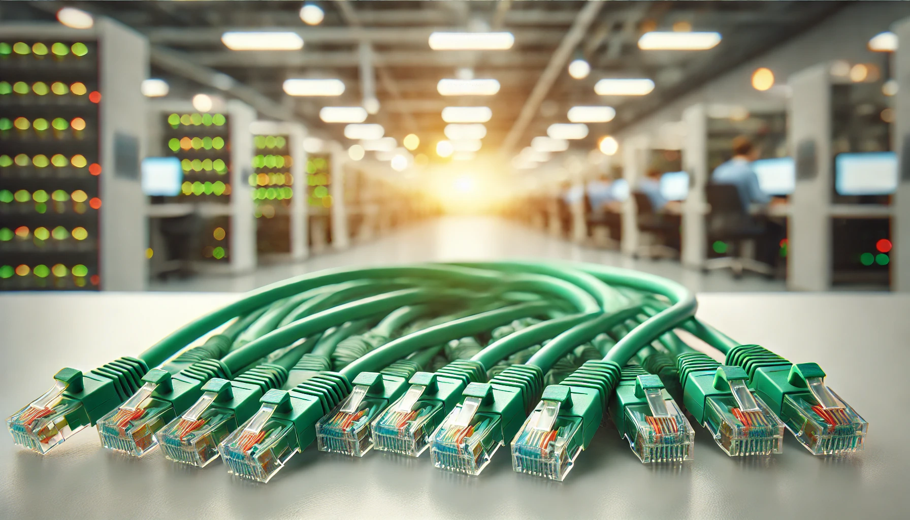 30cm Yeşil CAT6 Patch Kablo