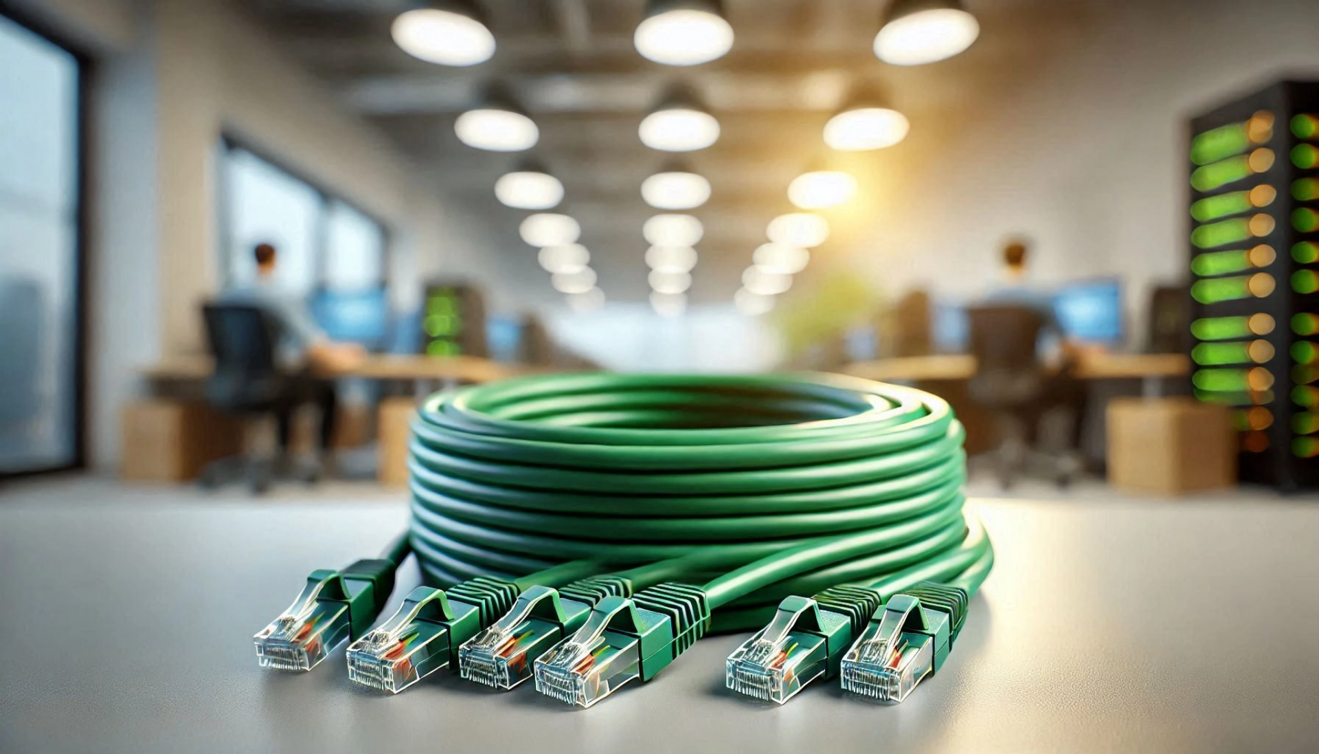 CAT6A F/FTP Patch Kablo - 10 metre, Yeşil