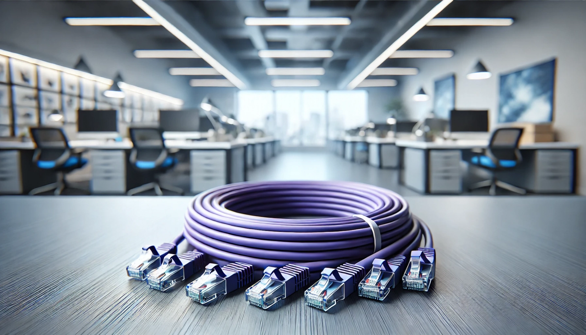 CAT6A F/FTP Patch Kablo - 15 metre, Mor