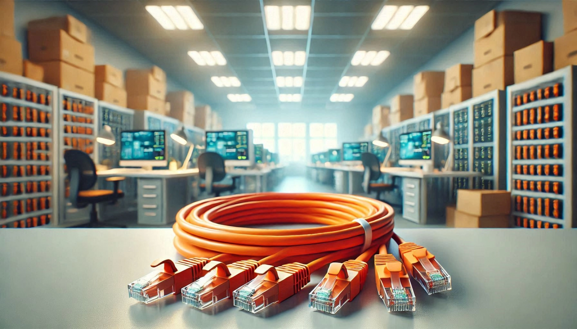 15m Turuncu F/FTP CAT6A Patch Kablo