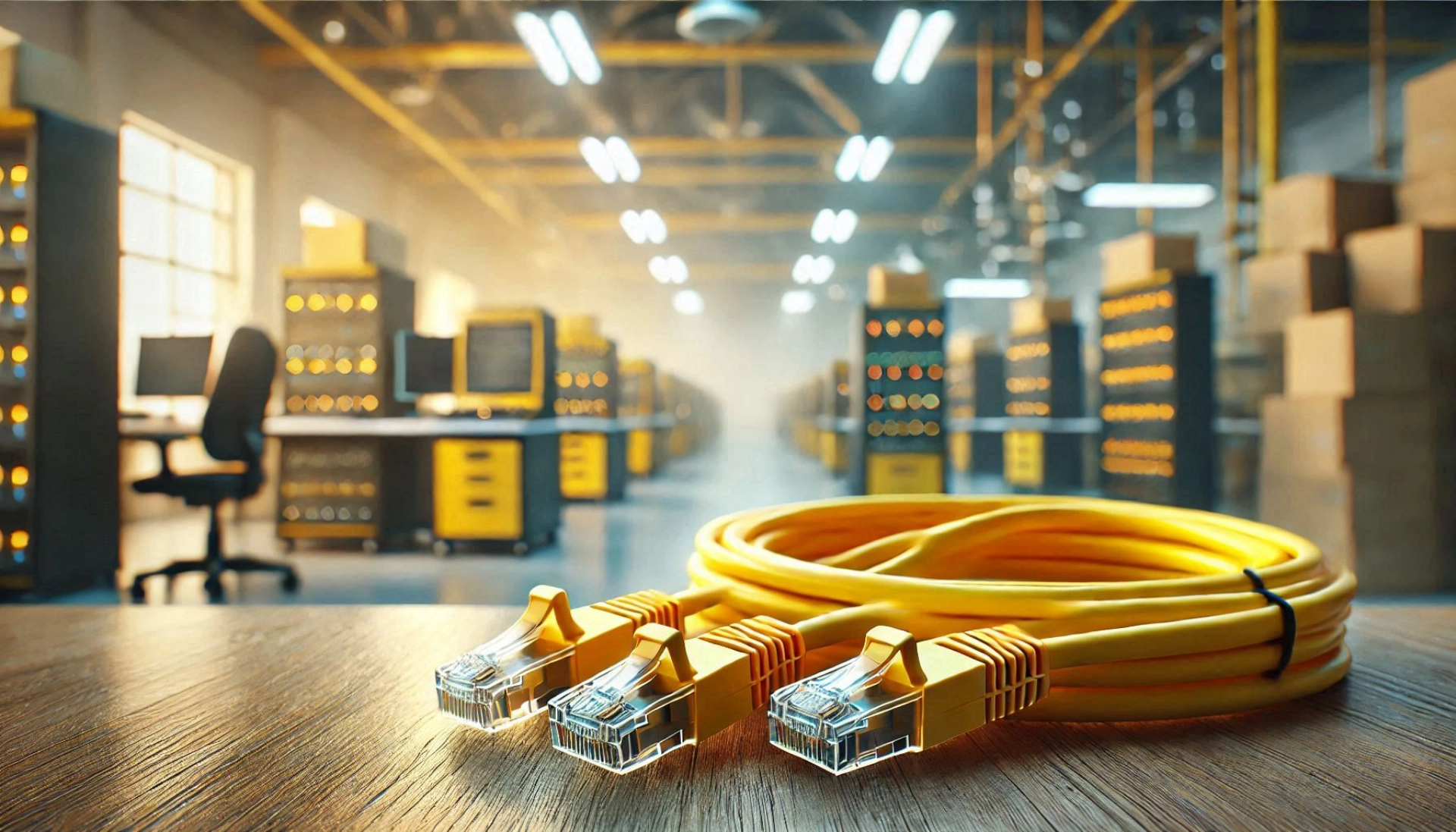 2m Sarı F/FTP CAT6A Patch Kablo