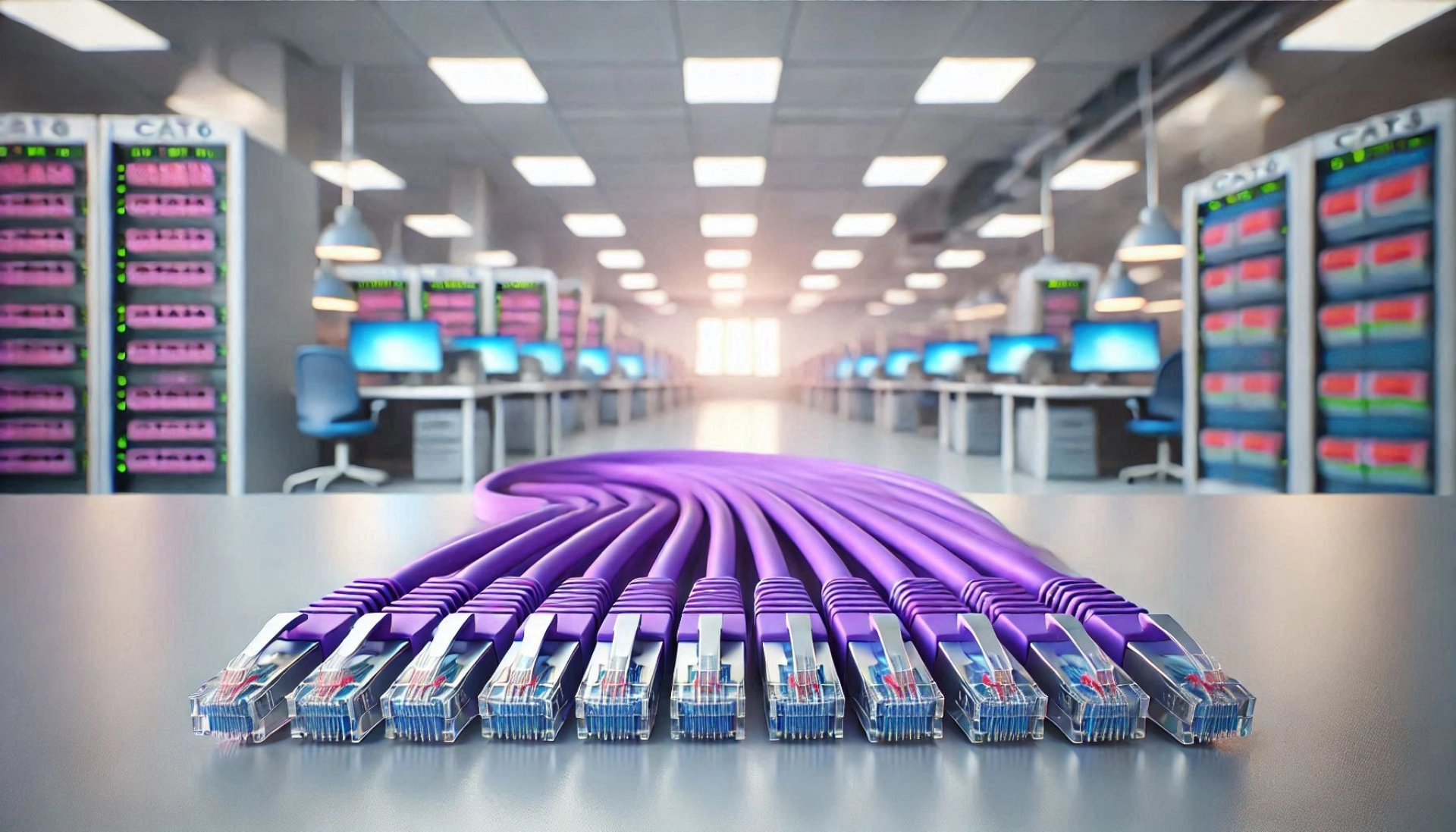 CAT6A F/FTP Patch Kablo - 20 metre, Mor