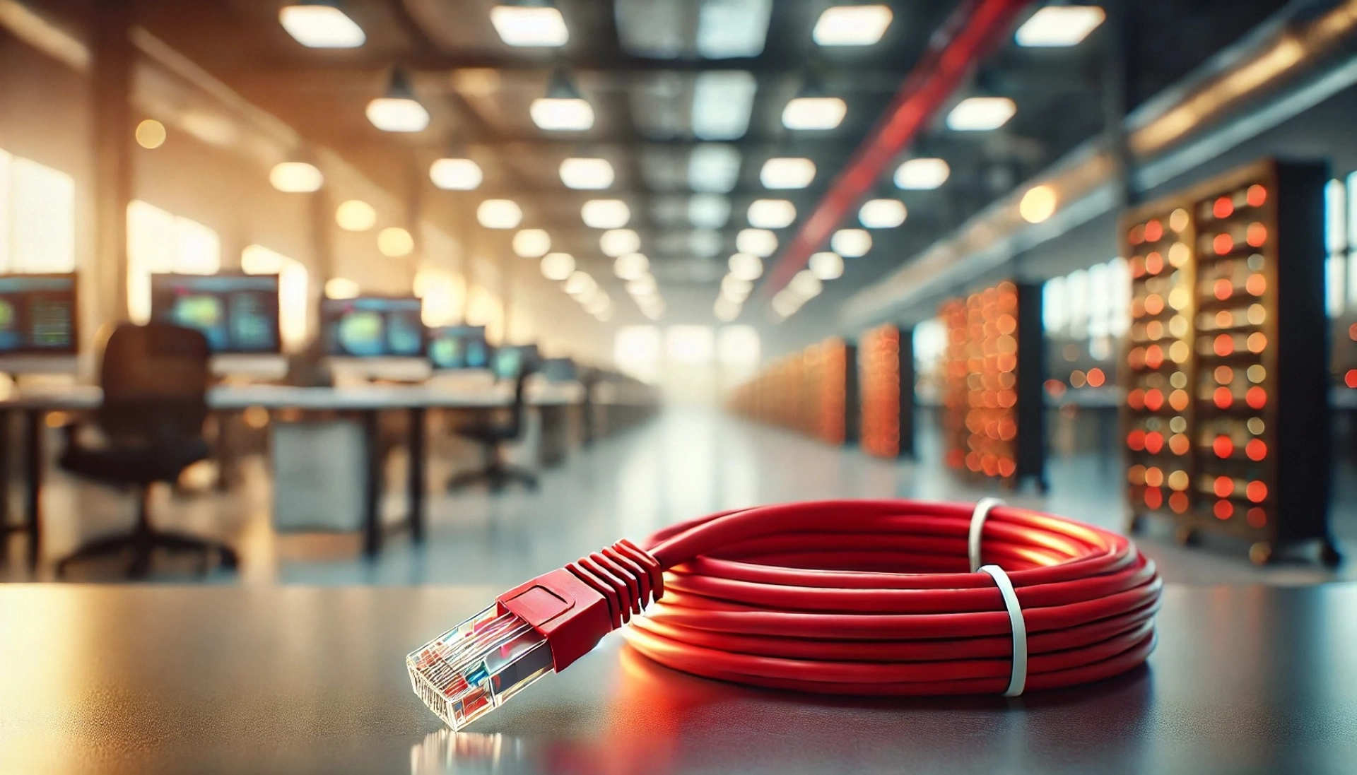CAT6A F/FTP Patch Kablo - 25cm, Kırmızı