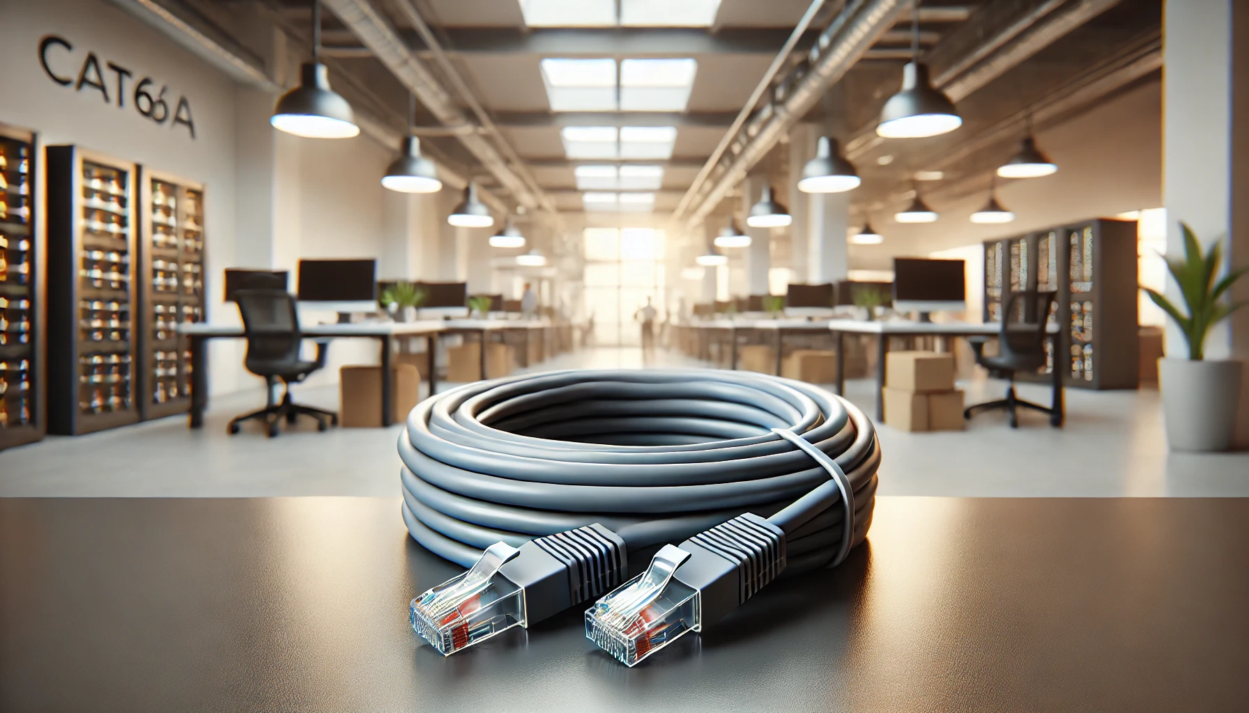 CAT6A F/FTP Patch Kablo - 30cm, Gri