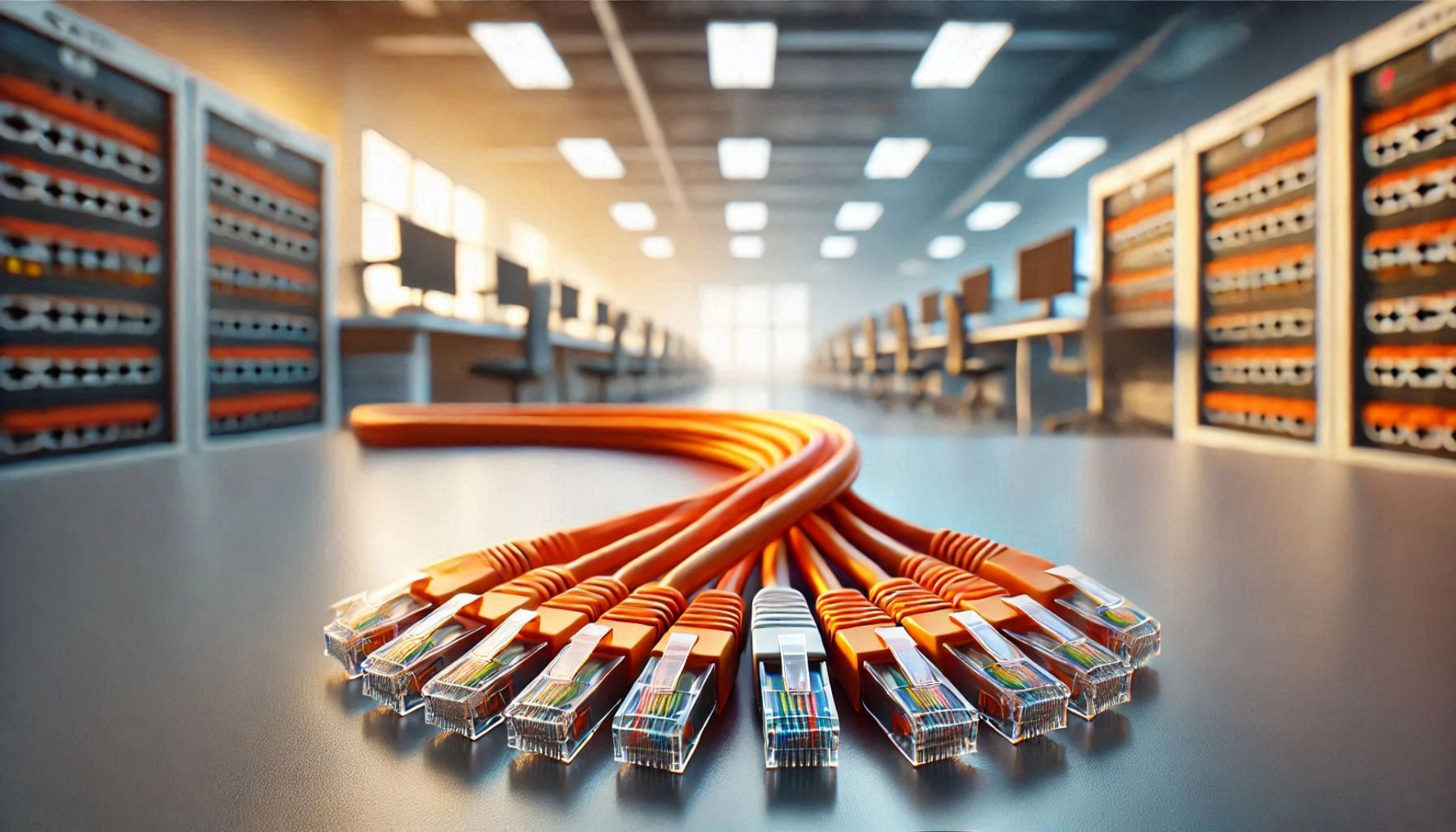 CAT6A F/FTP Patch Kablo - 50 metre, Turuncu