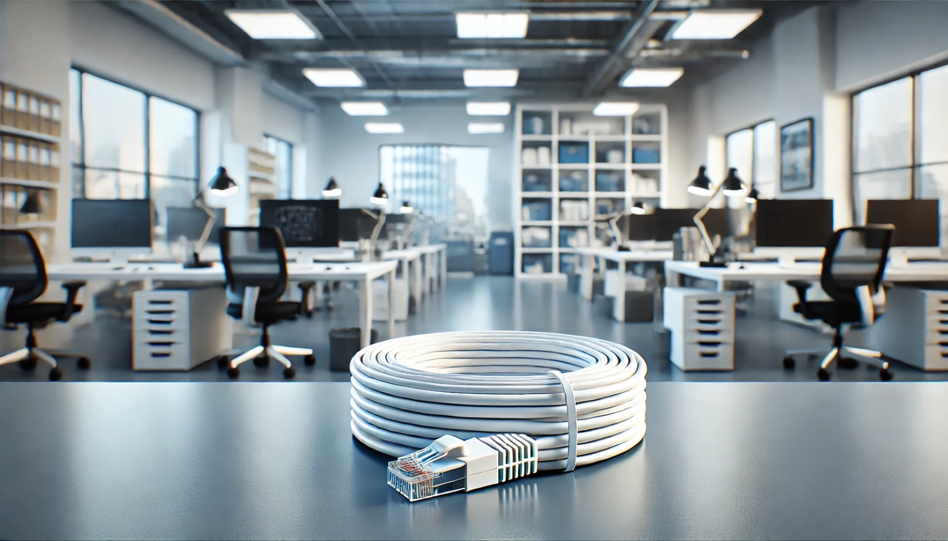 1m Beyaz F/UTP Patch Kablo CAT6A