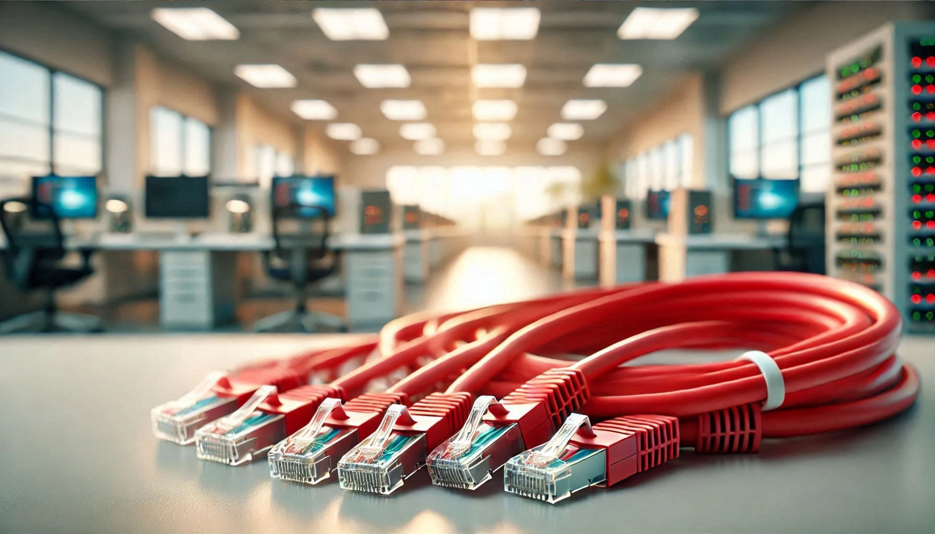 CAT6A F/UTP Patch Kablo - 3 metre, Kırmızı