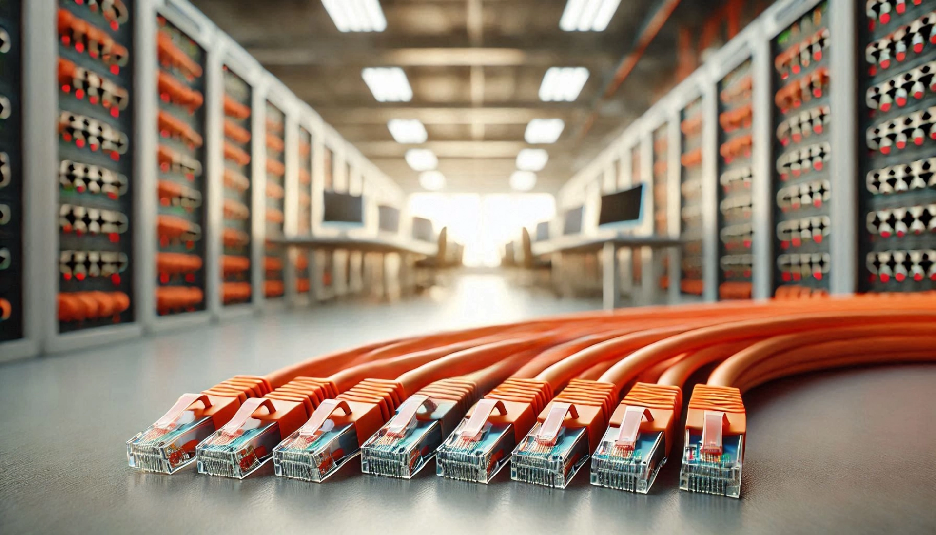 30cm Turuncu F/UTP CAT6A Patch Kablo