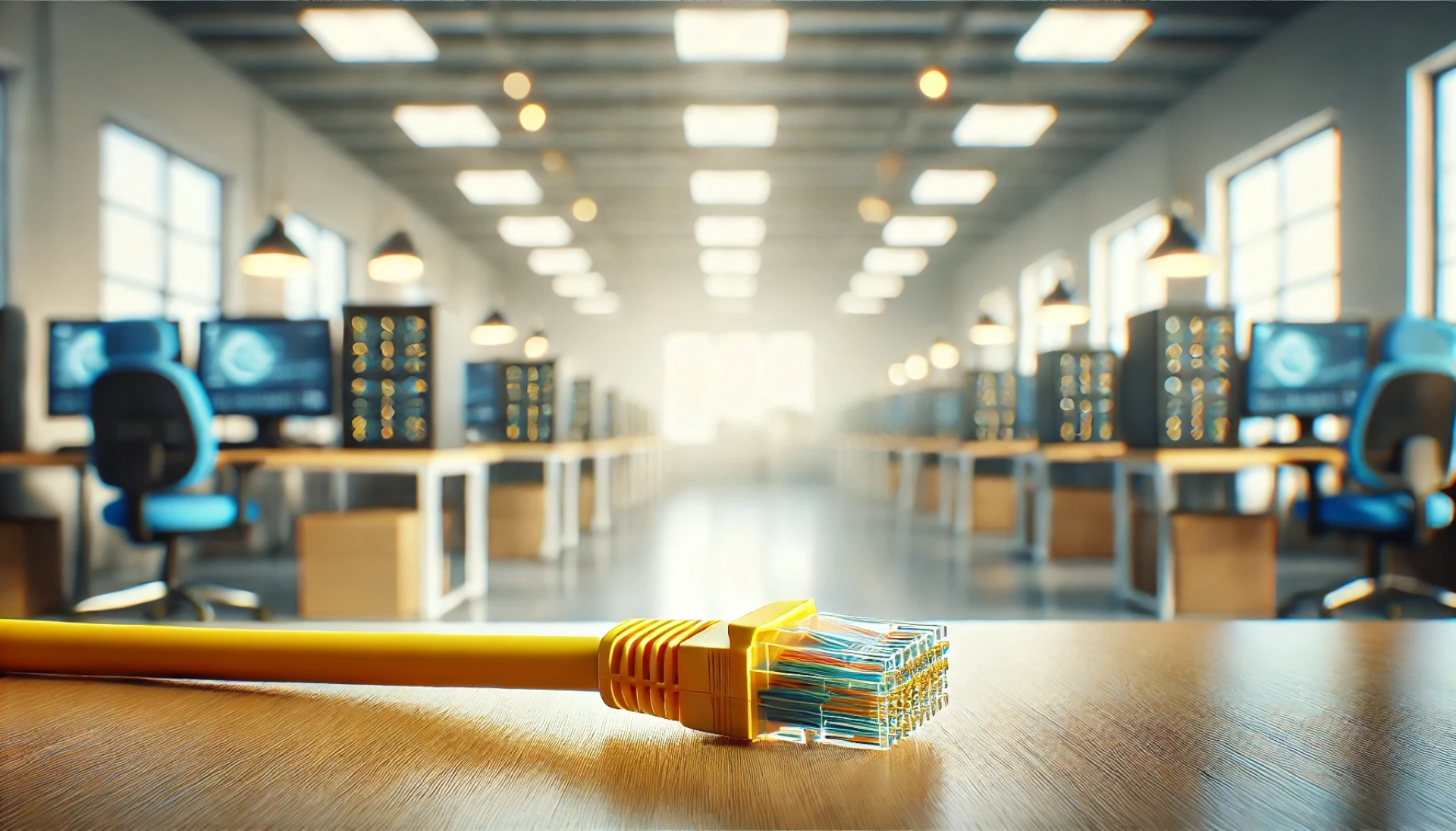 CAT6A F/UTP Patch Kablo - 5 metre, Sarı