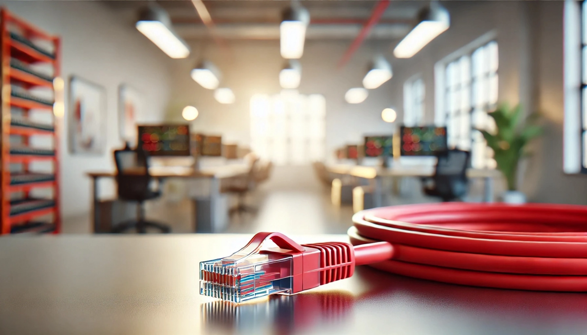 40m Kırmızı S/FTP CAT6A Patch Kablo