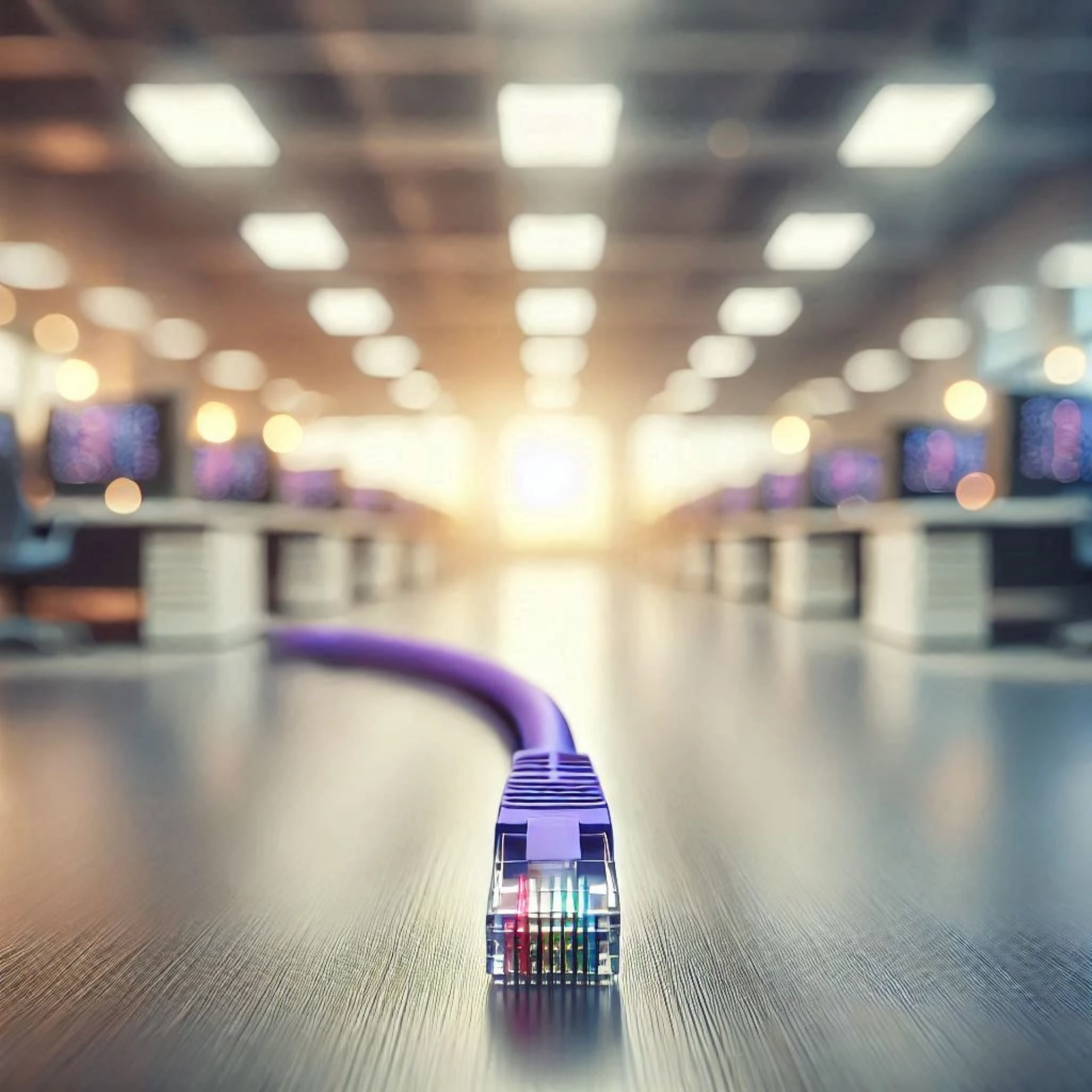 CAT6A S/FTP Patch Kablo - 50 metre, Mor