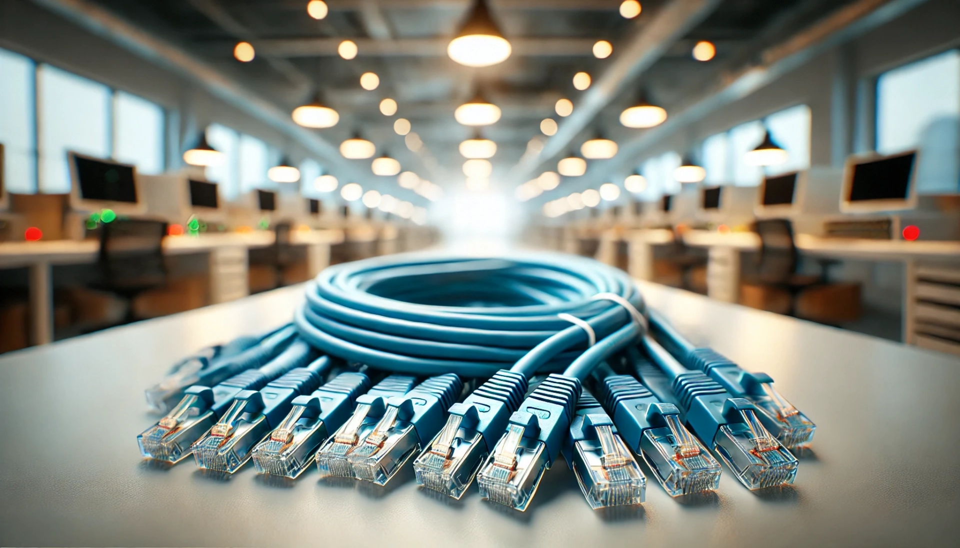 10m Mavi S/UTP CAT6A Patch Kablo