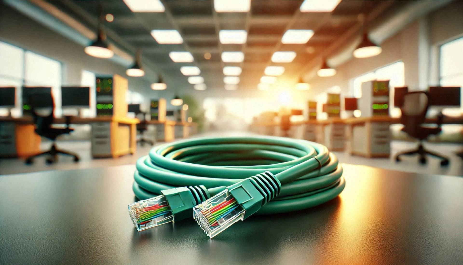 CAT6A S/UTP Patch Kablo - 30cm, Yeşil