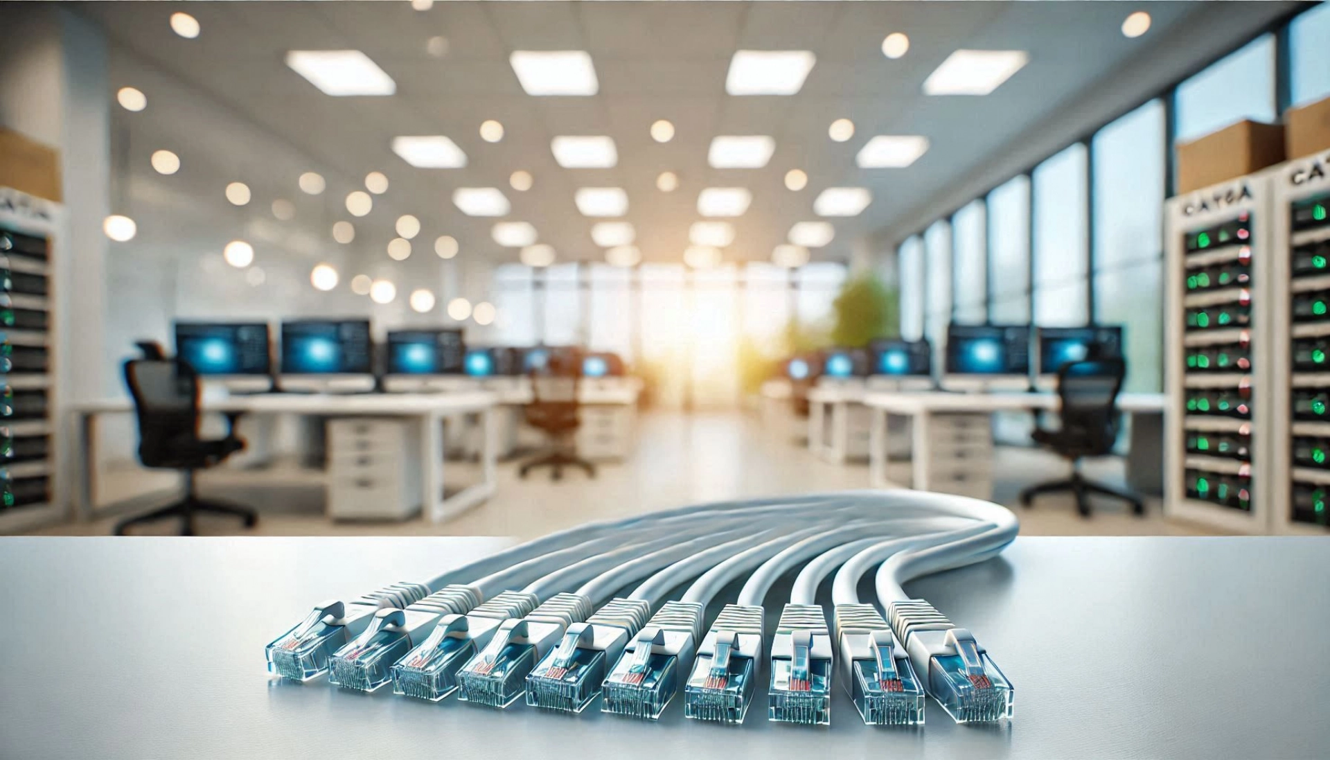 5m Beyaz S/UTP Patch Kablo CAT6A