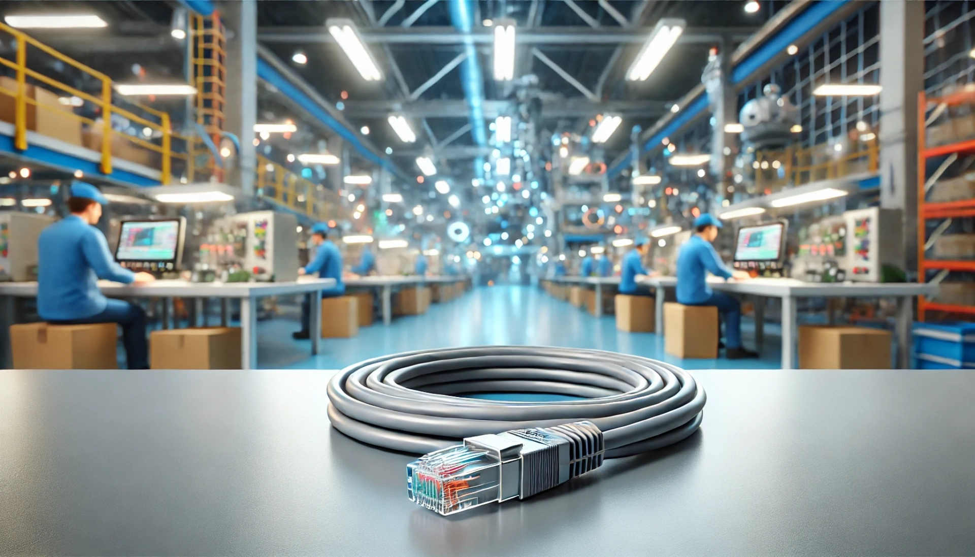 10m Gri SF/UTP Patch Kablo CAT6A