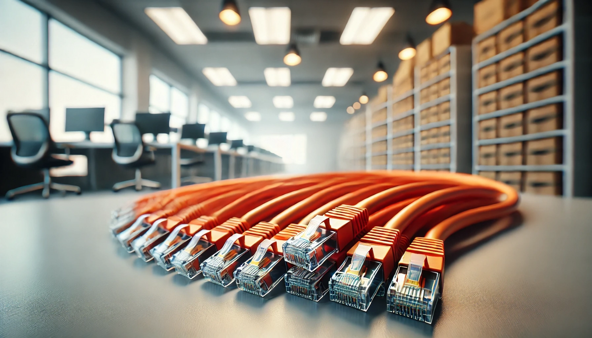 25cm Turuncu SF/UTP CAT6A Patch Kablo