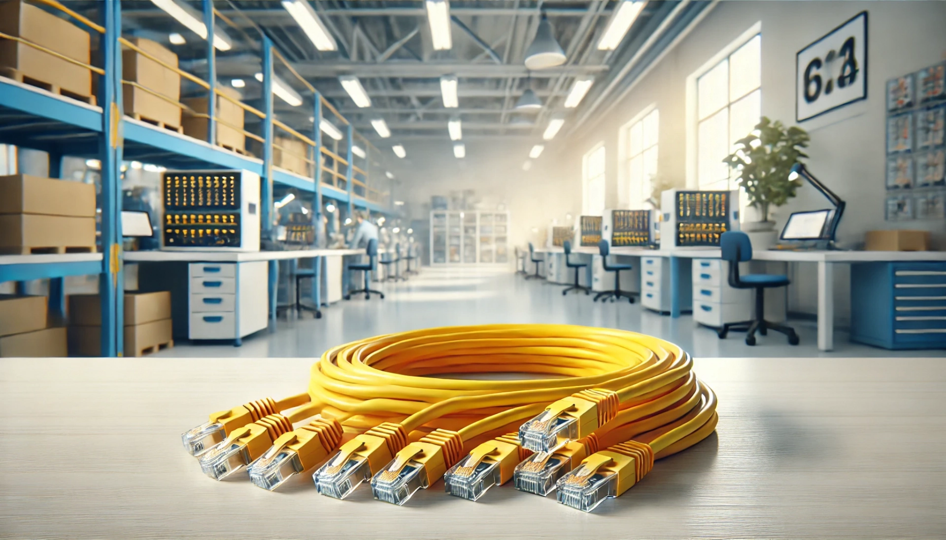 CAT6A SF/UTP Patch Kablo - 3 metre, Sarı