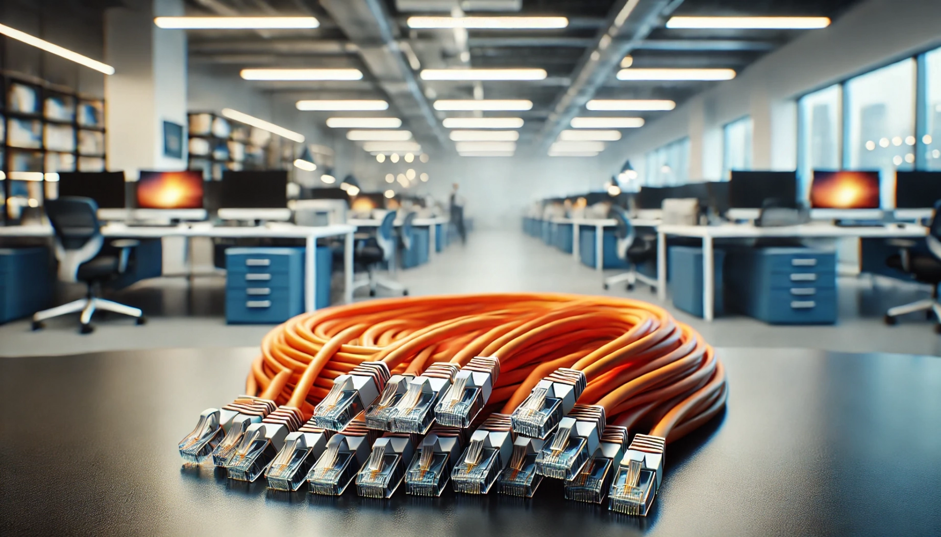 CAT6A SF/UTP Patch Kablo - 30cm, Turuncu
