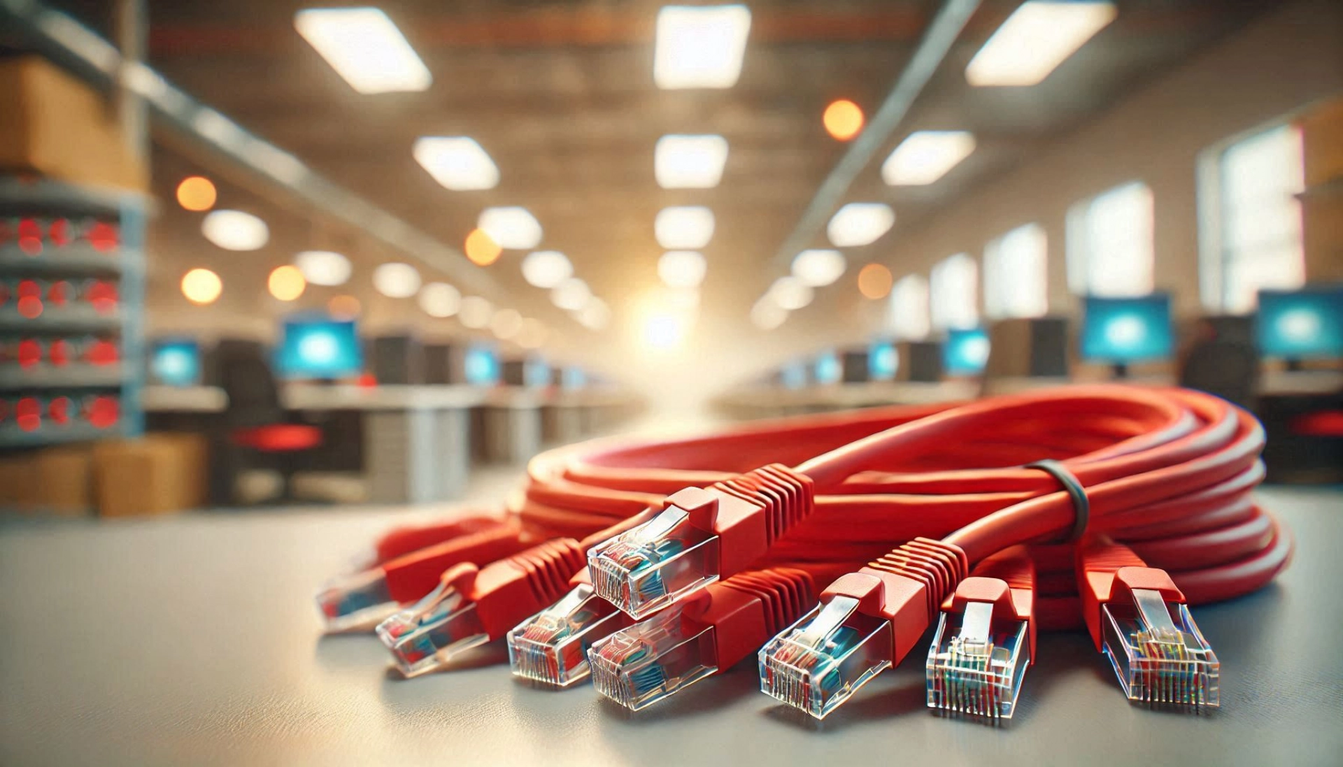 40m Kırmızı SF/UTP CAT6A Patch Kablo