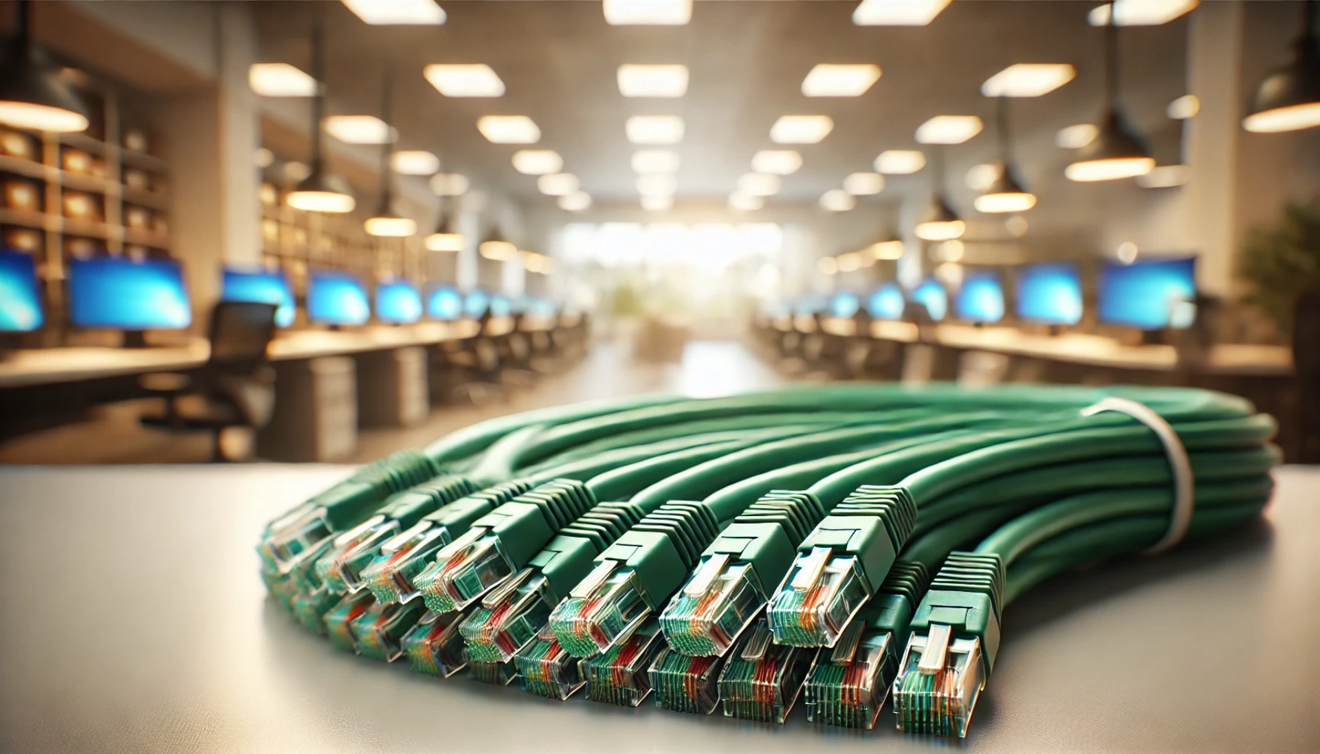 CAT6A SF/UTP Patch Kablo - 5 metre, Yeşil