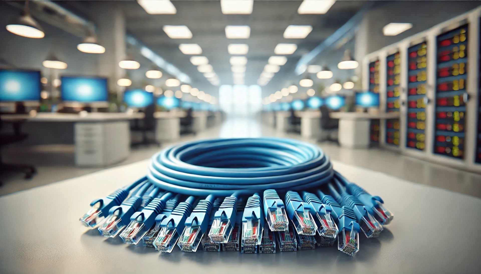 50m Mavi SF/UTP CAT6A Patch Kablo