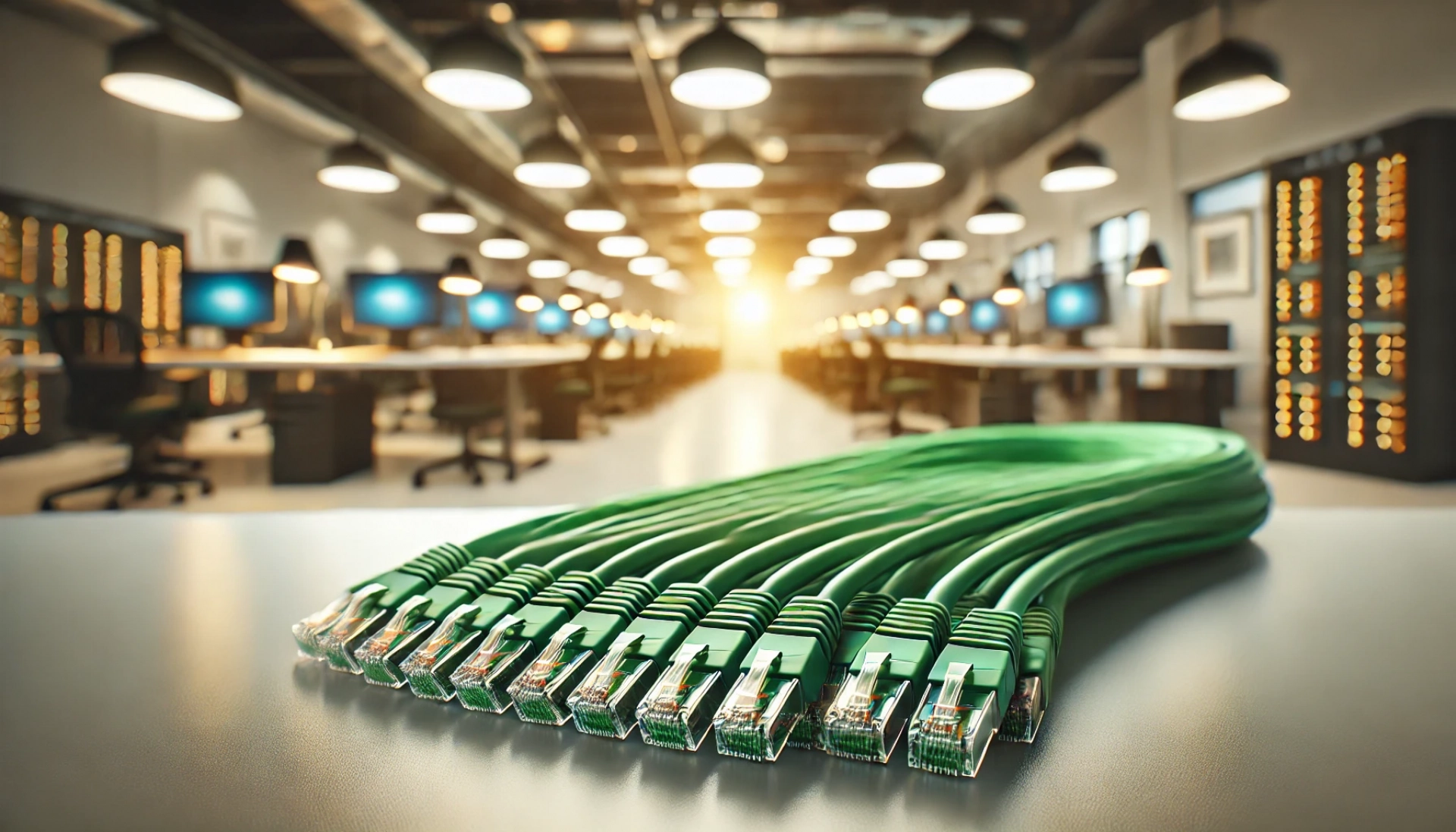 CAT6A SF/UTP Patch Kablo - 50 metre, Yeşil