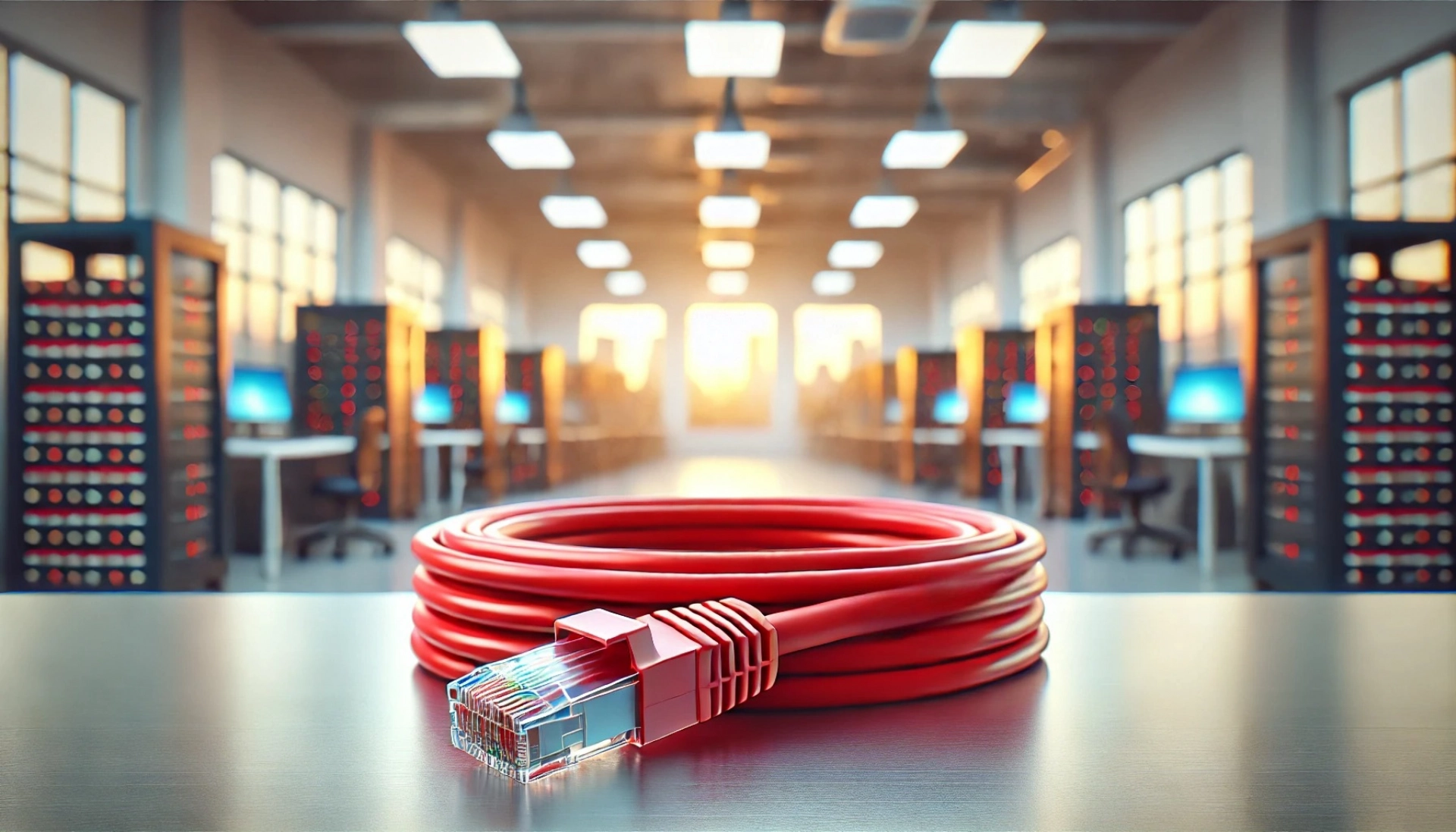 CAT6A SF/UTP Patch Kablo - 50cm, Kırmızı
