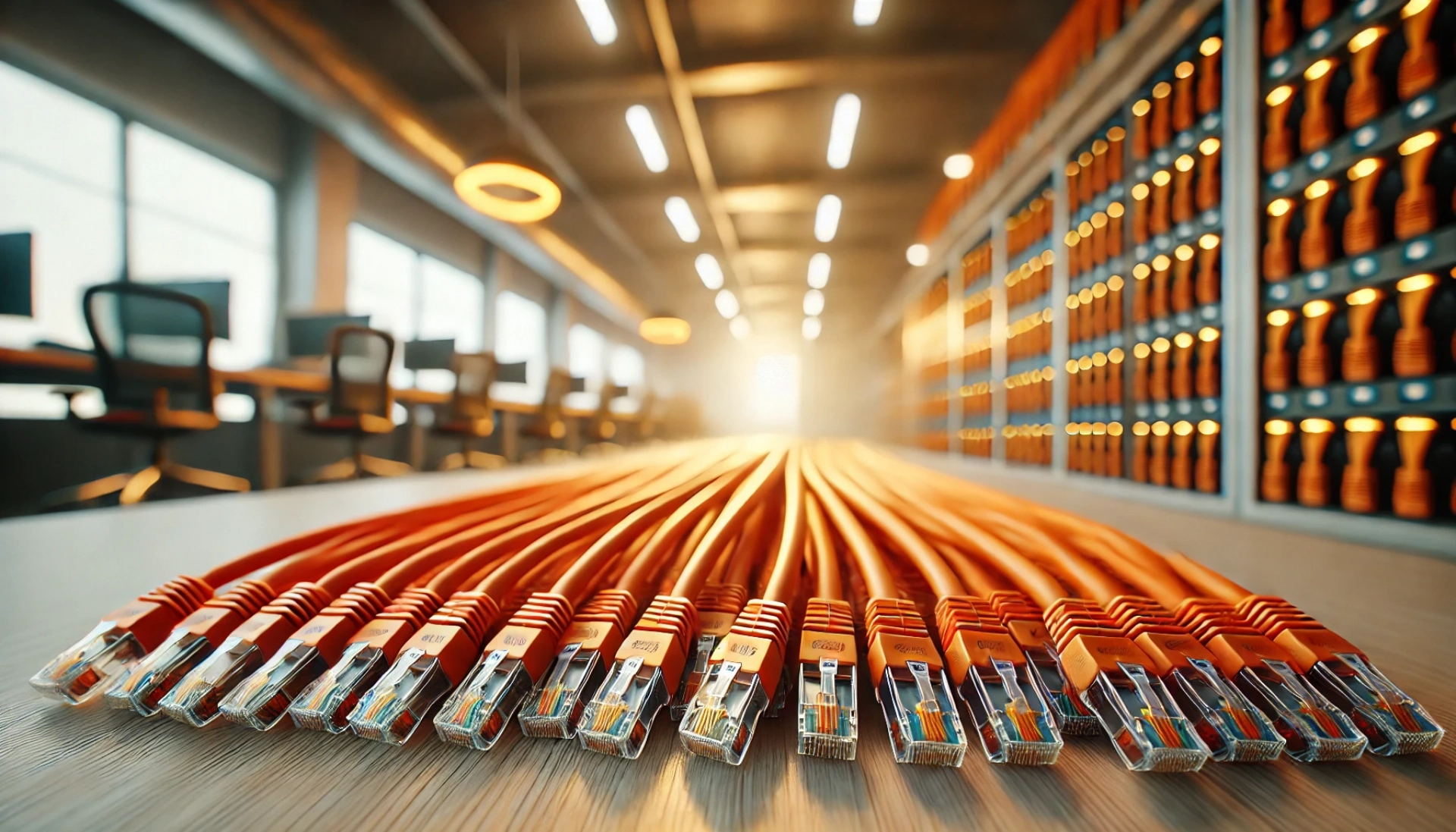 CAT6A SF/UTP Patch Kablo - 50cm, Turuncu