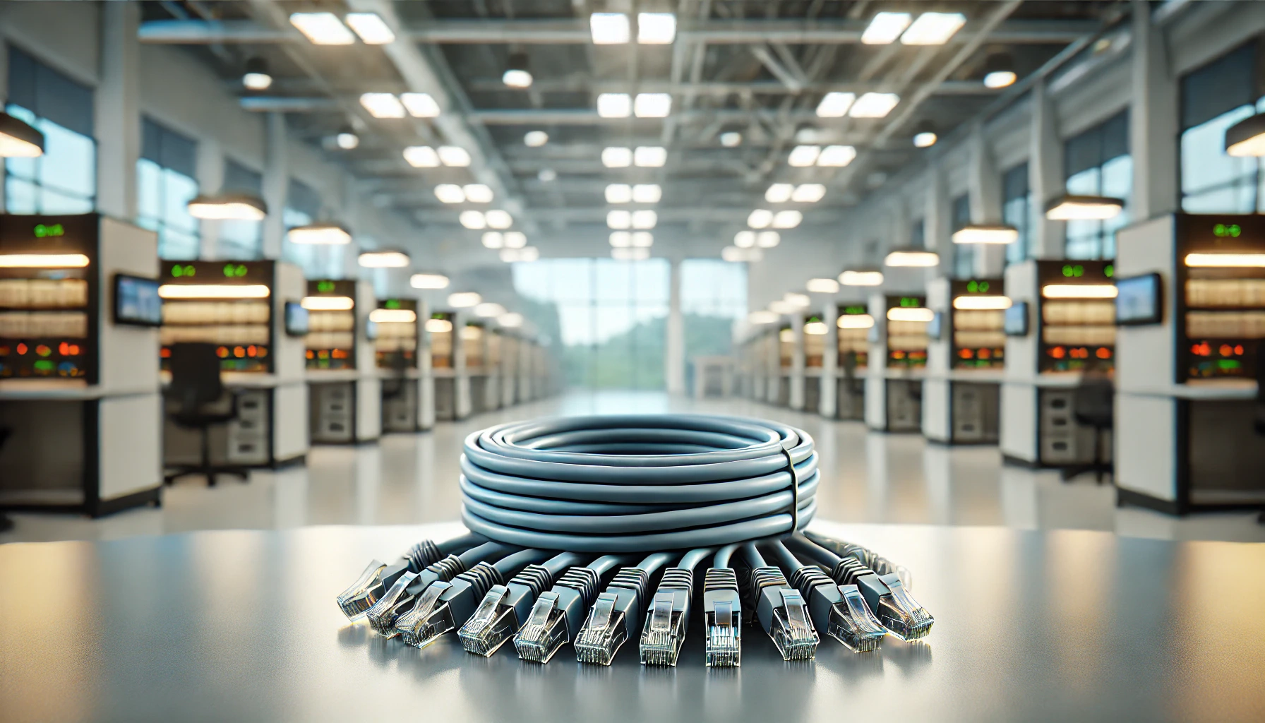 CAT6A U/FTP Patch Kablo - 25cm, Gri