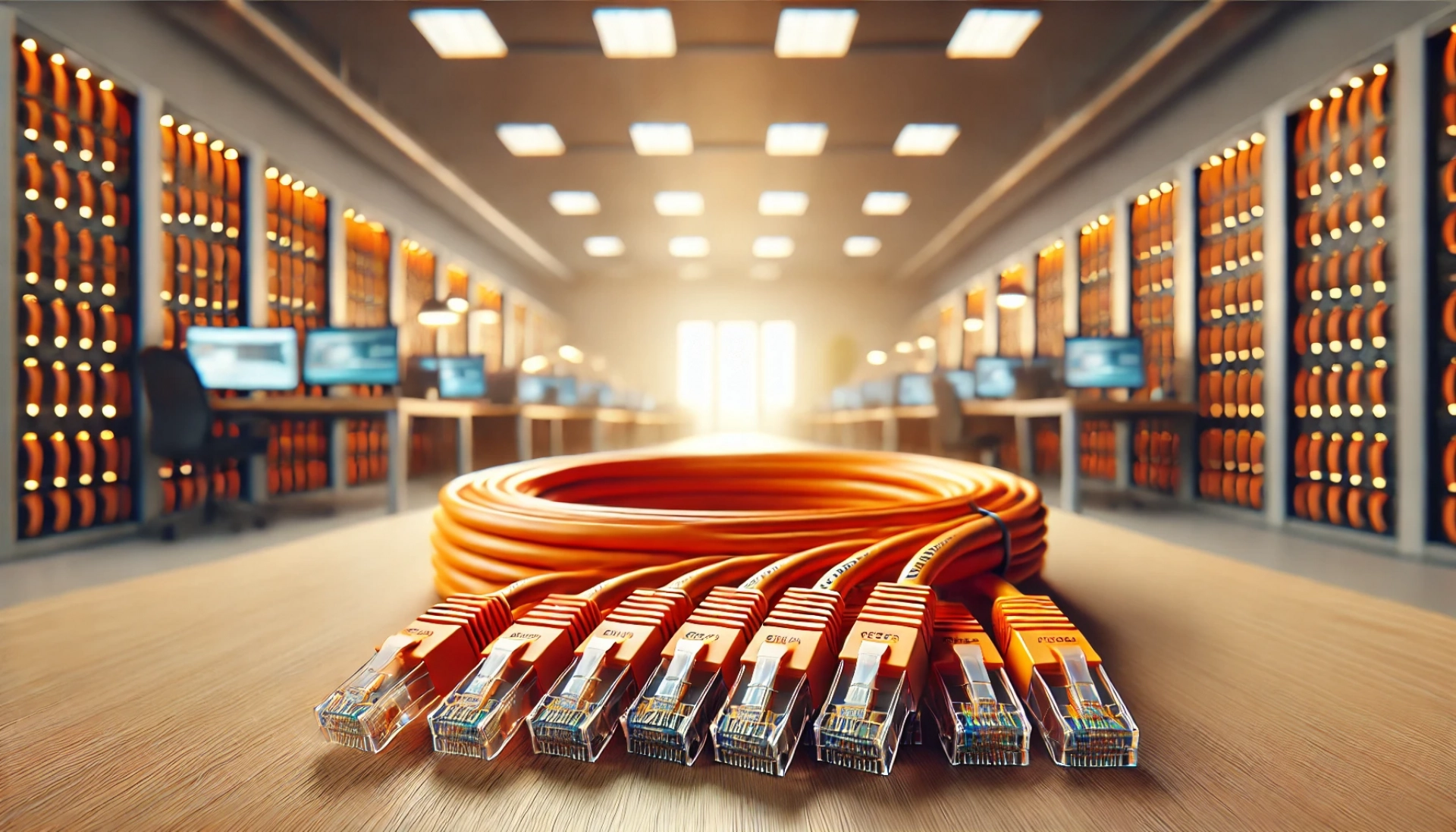 CAT6A U/FTP Patch Kablo - 3 metre, Turuncu